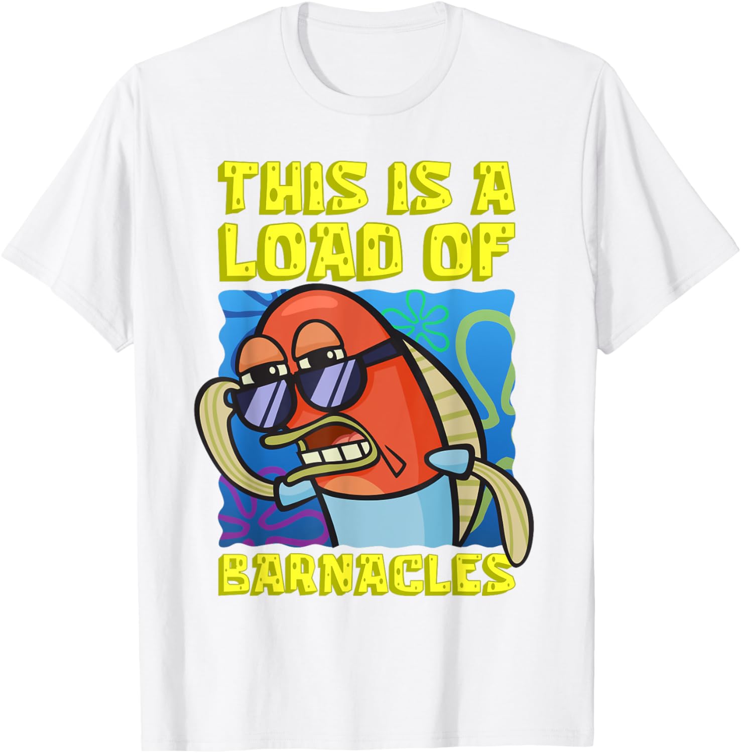 Funny SpongeBob Barnacles T-Shirt - Mademark x SpongeBob Apparel - 10