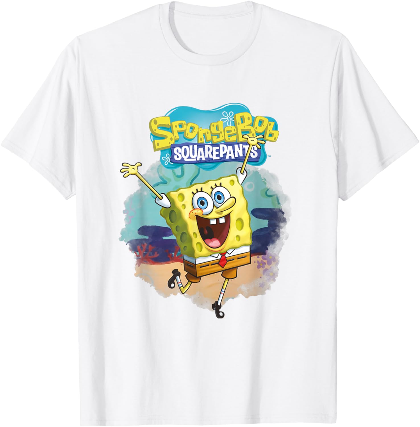 Mademark SpongeBob SquarePants Dancing in the Ocean T-Shirt for Kids - 2