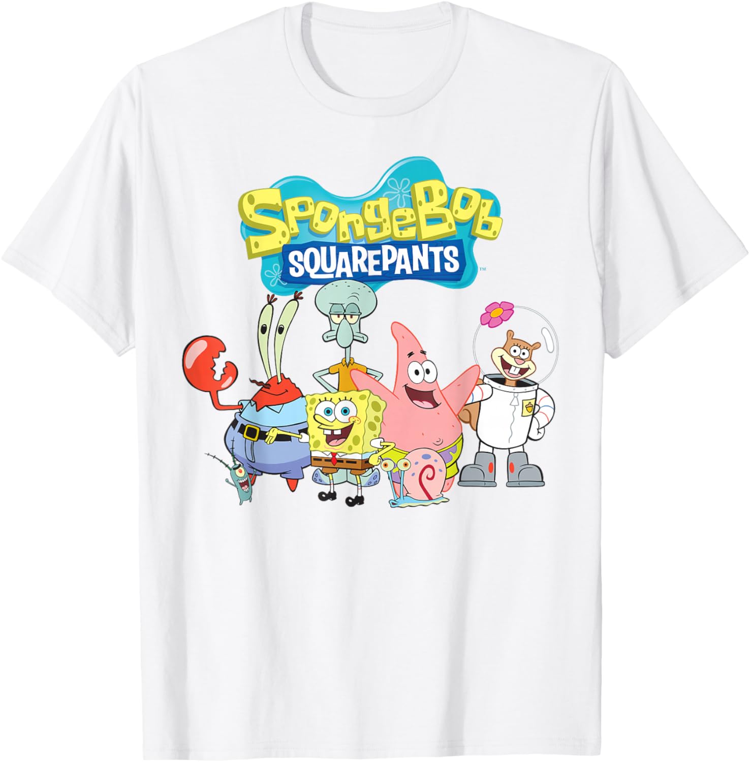 SpongeBob SquarePants Friends T-Shirt for Fun Loving Fans - 2