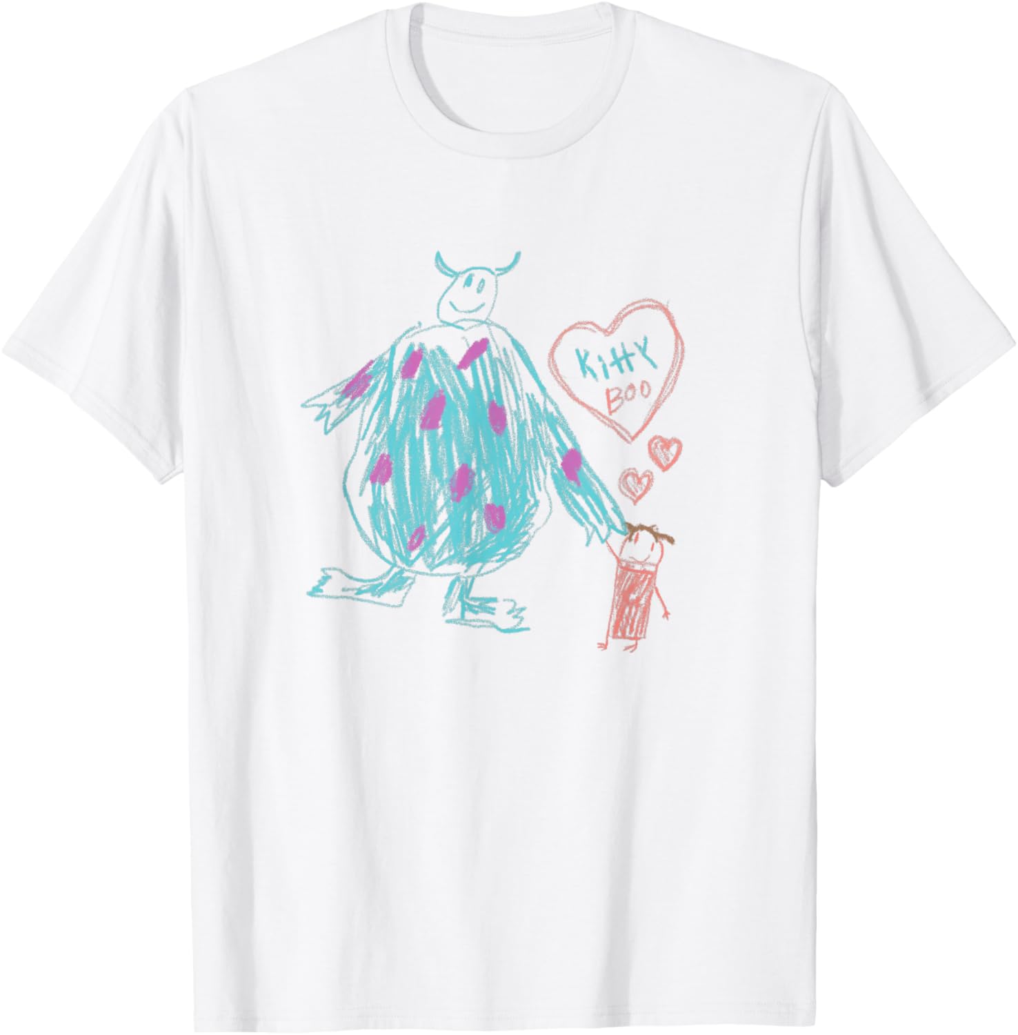 Monsters Inc Sulley Kitty and Boo T-Shirt for Kids and Fans - 4