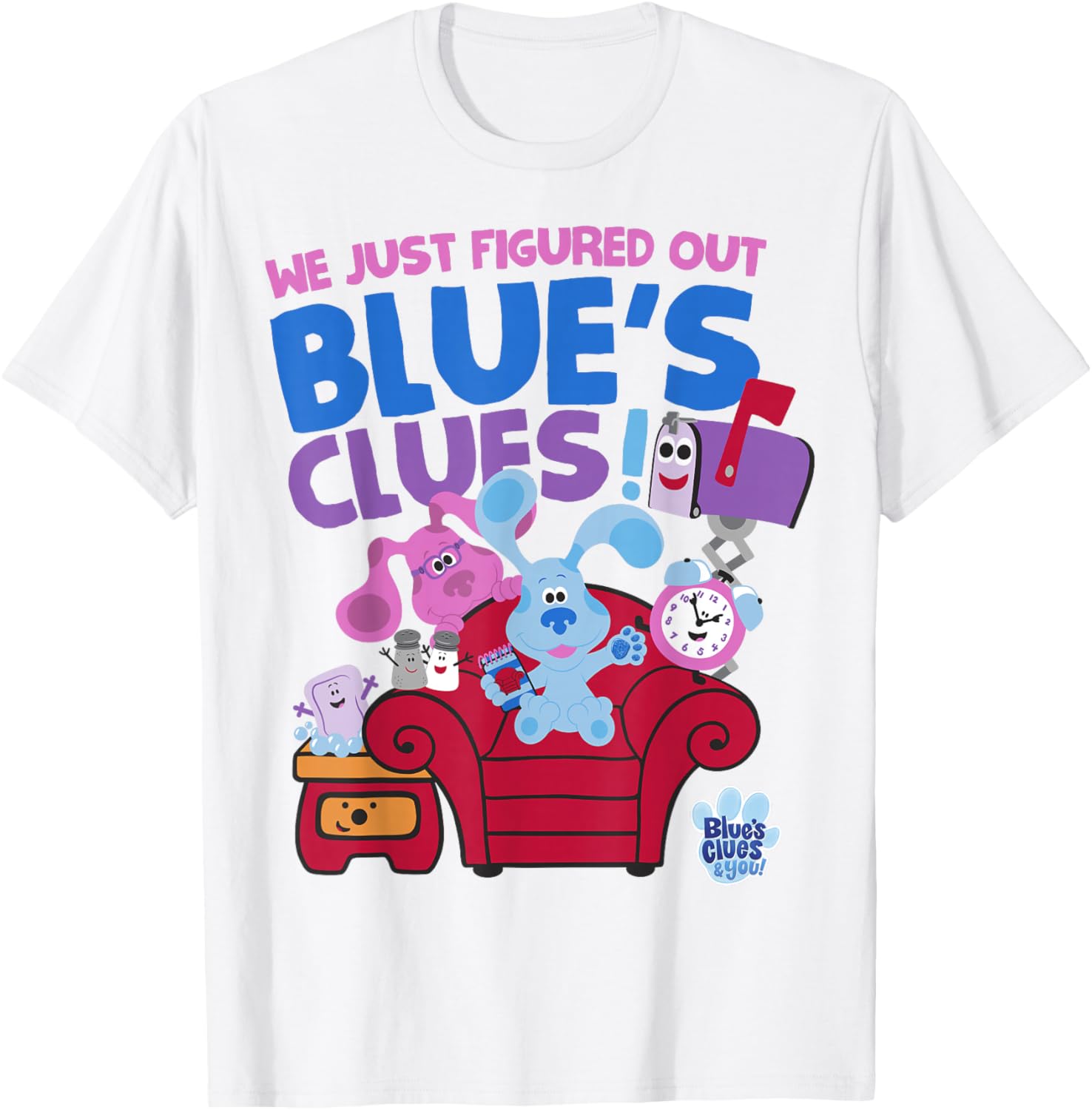Blue's Clues & You Just Figured Out Group Shot T-Shirt for Kids - 8