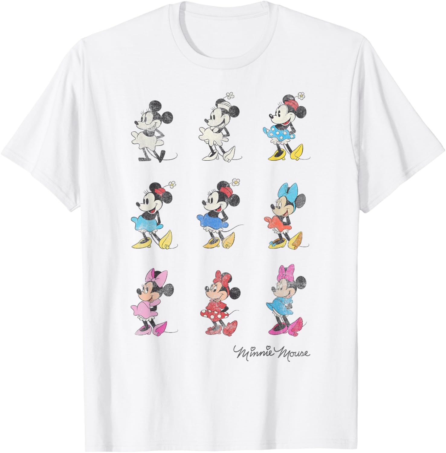 Disney Mickey And Friends Minnie Mouse Vintage T-Shirt for Kids - 10