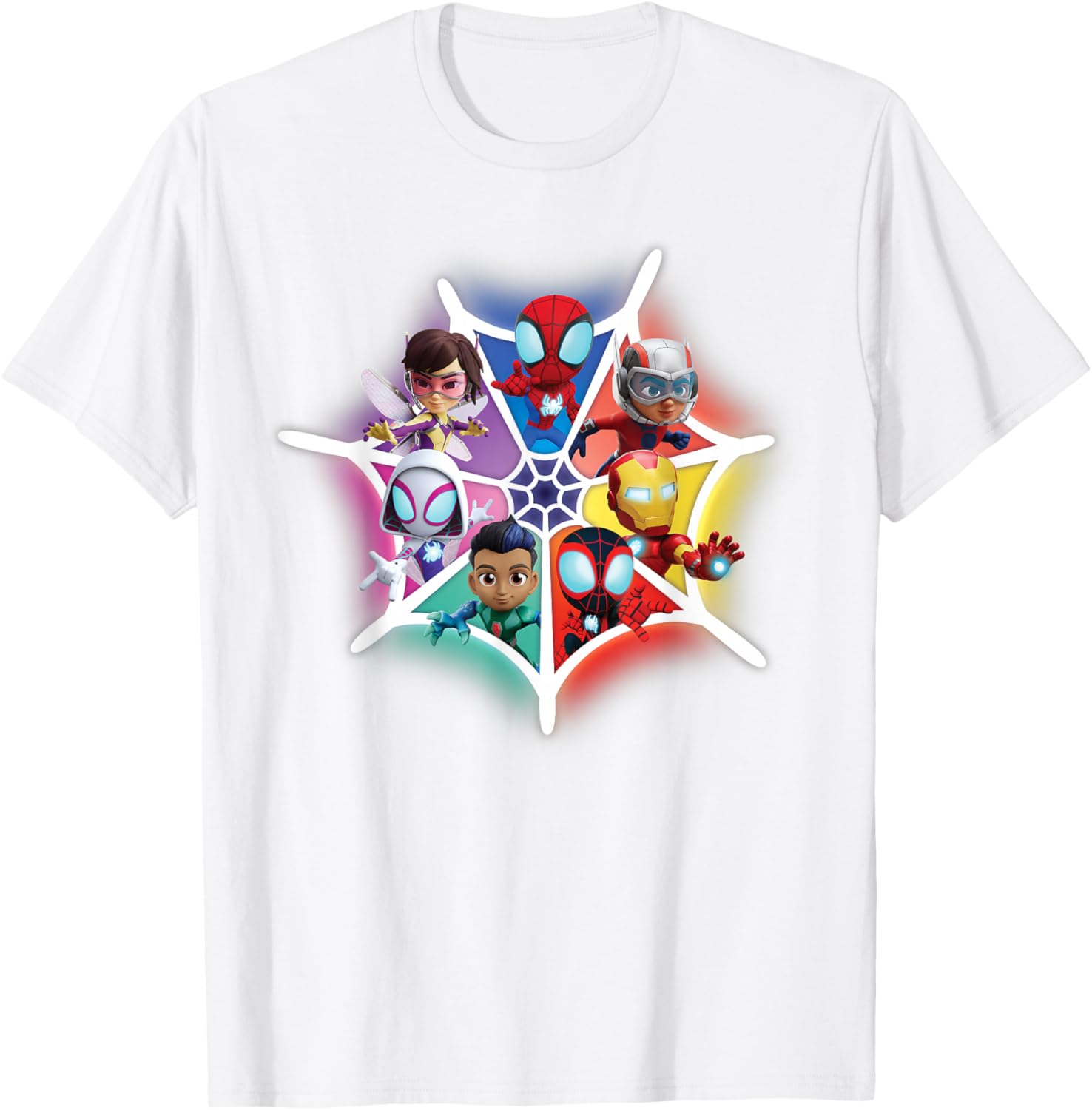Marvel Spidey and Friends Avengers Team-Up T-Shirt for Kids and Adults - 2
