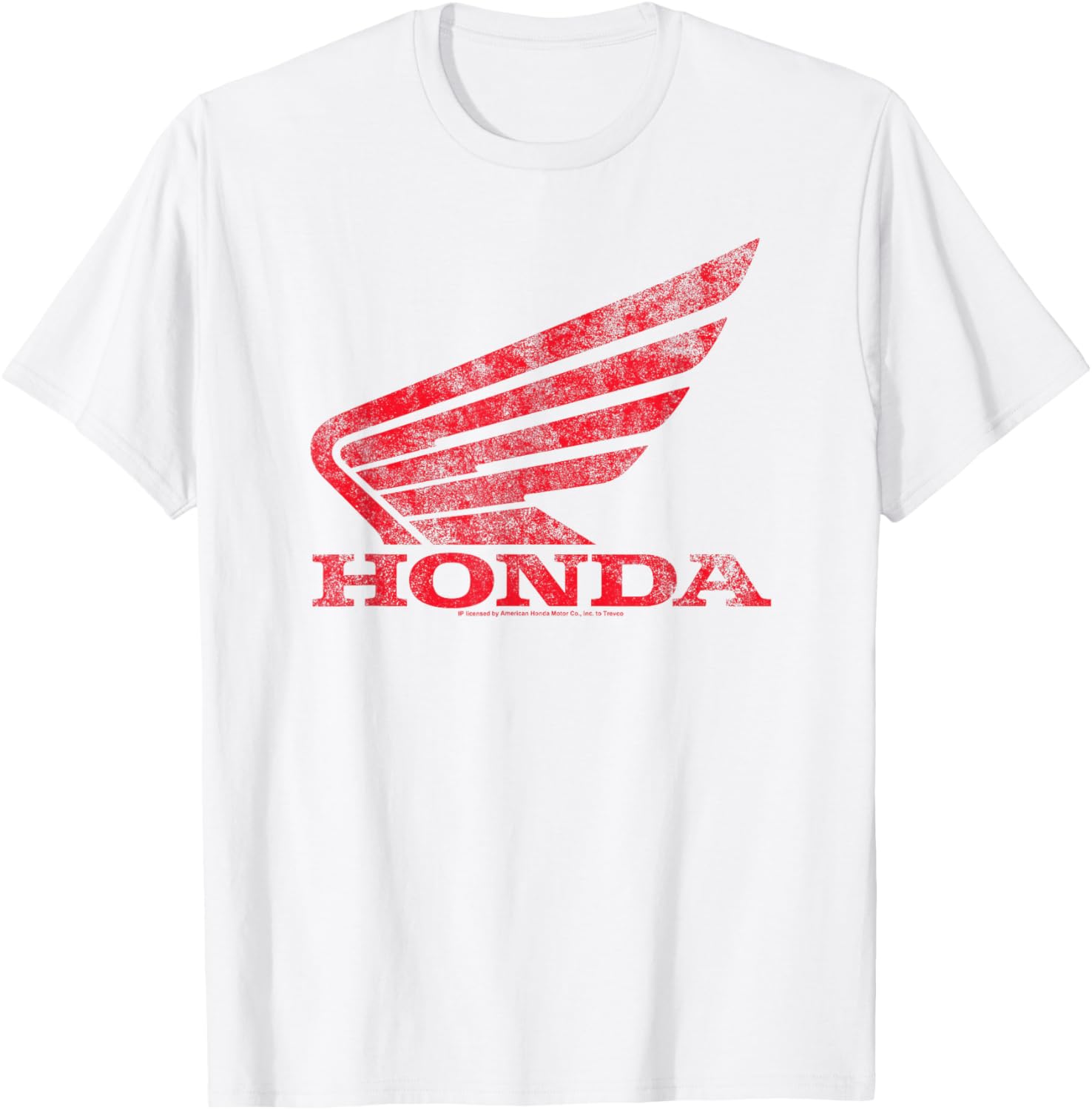 Honda Distressed Powersports Wing T-Shirt for Enthusiasts and Fans - 6