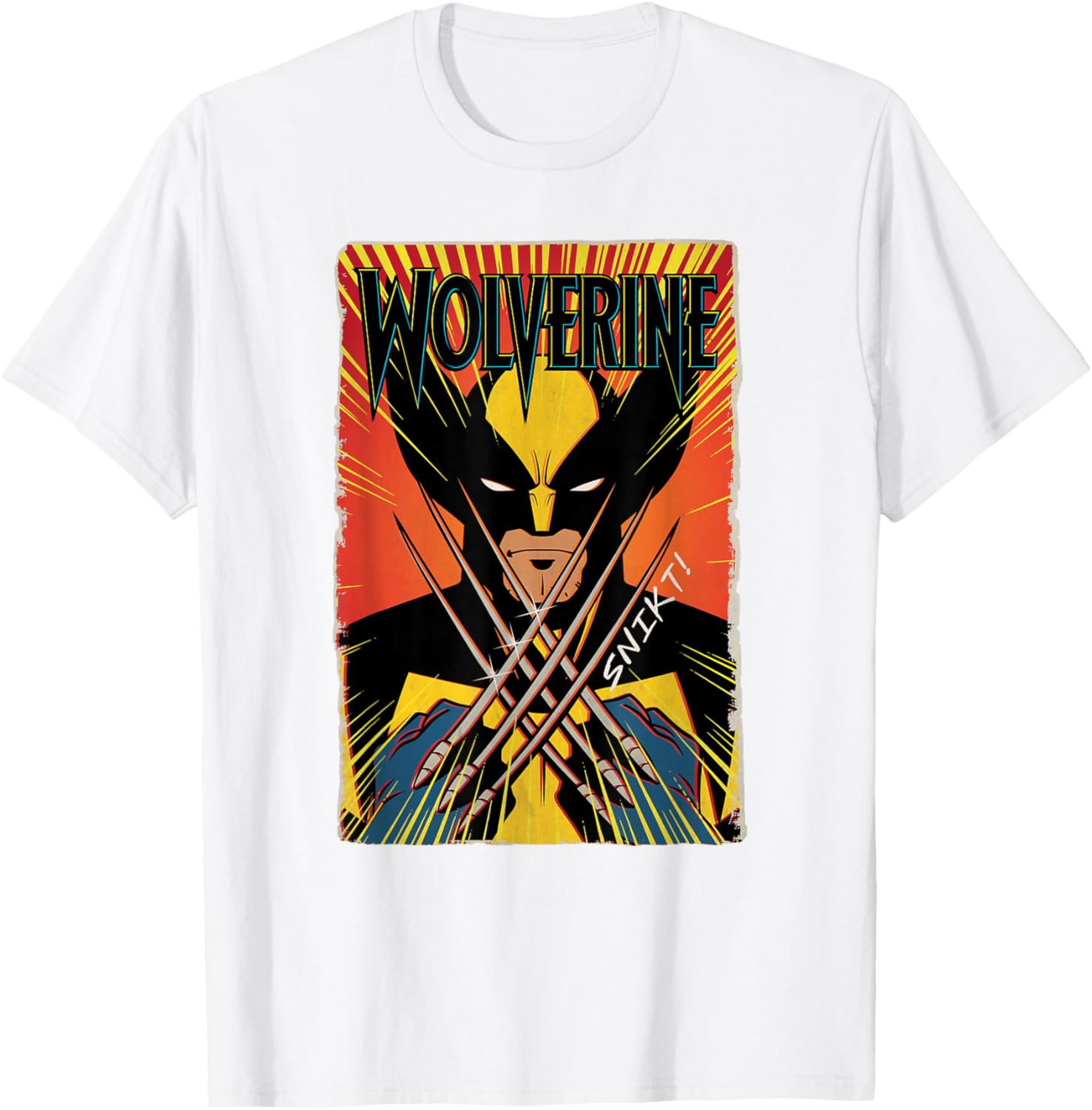Vintage X-Men 97 Wolverine Claws Snikt T-Shirt for Marvel Fans - 14