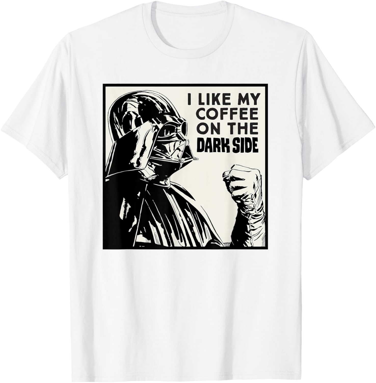 Star Wars Darth Vader Dark Side Coffee Lover T-Shirt for Fans - 2