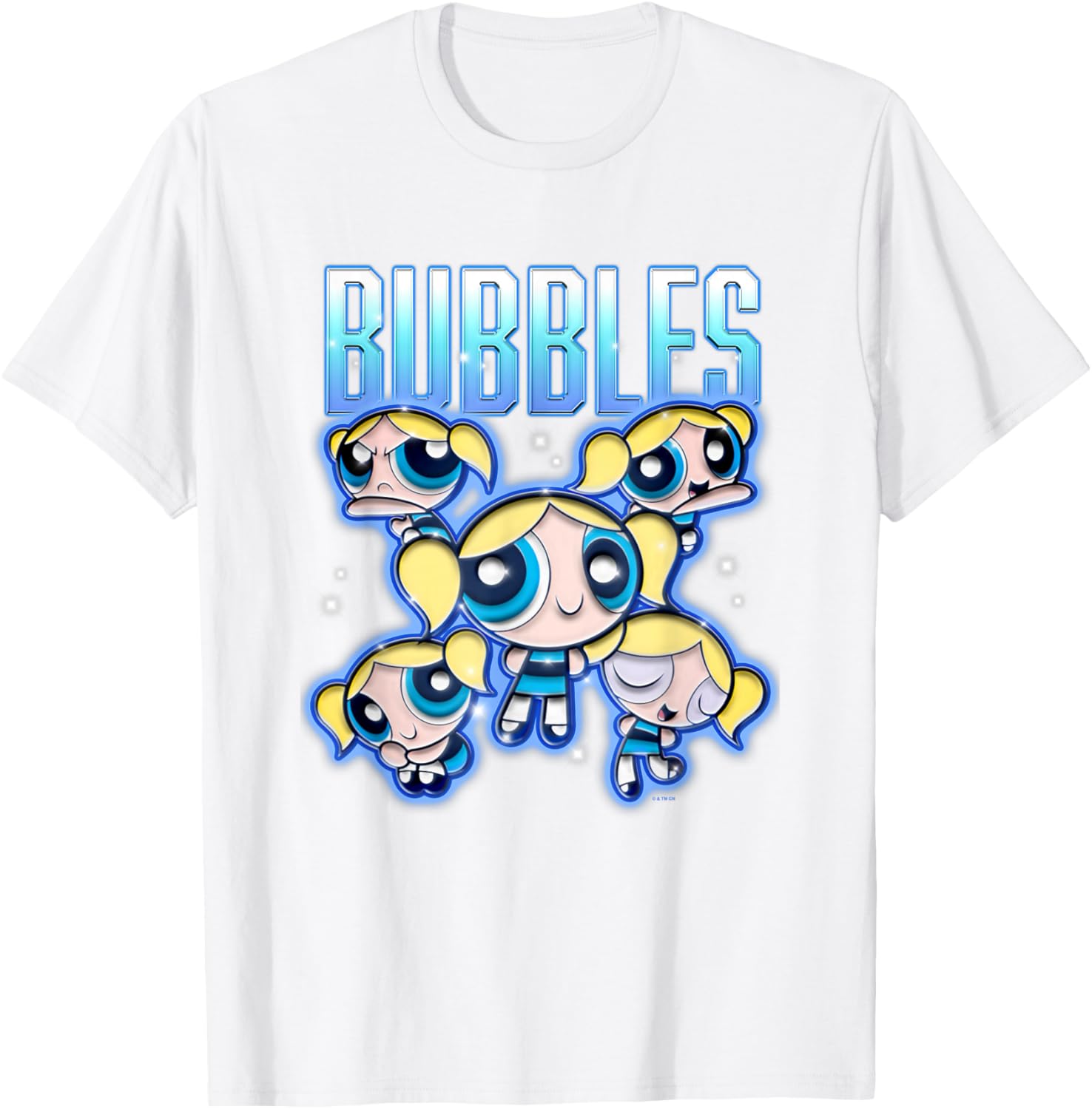 Powerpuff Girls Bubbles Multi Pose T-Shirt for Fun and Stylish Outfits - 9