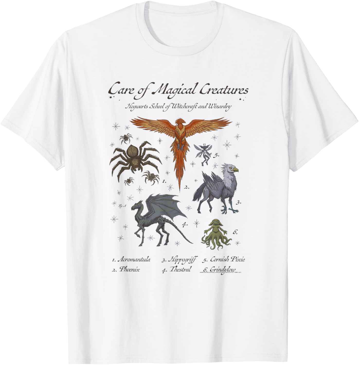 Harry Potter Care Of Magical Creatures Hogwarts T-Shirt for Fans - 1