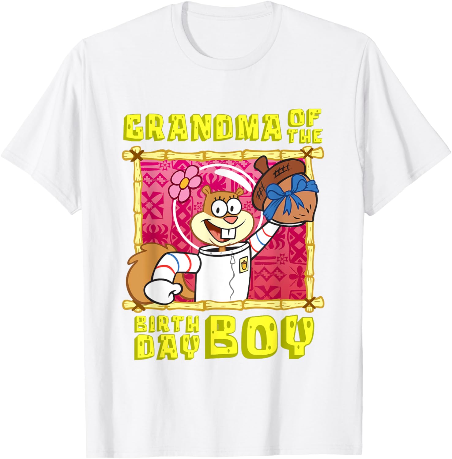 Mademark SpongeBob Sandy Grandma Birthday Boy T-Shirt Gift for Grandma - 17
