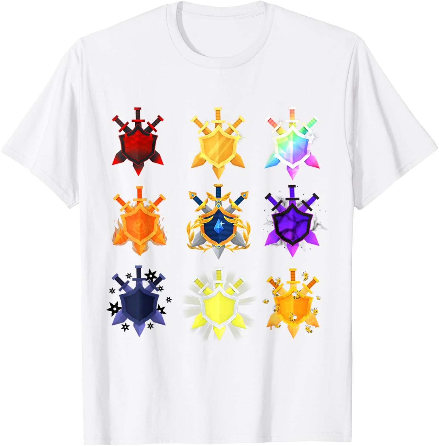 Treasure Quest Emblems T-Shirt for Adventure Lovers and Gamers - 2