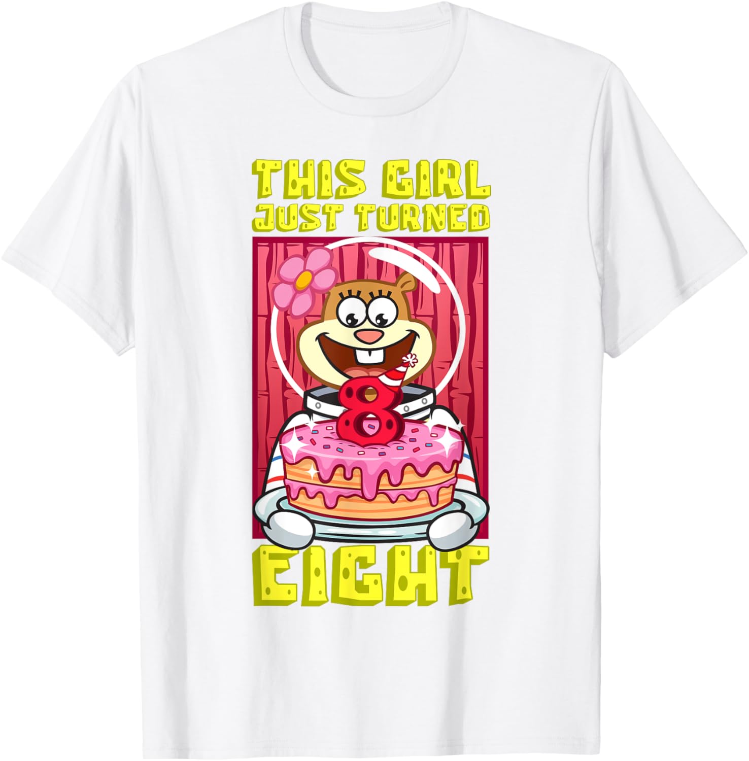 Mademark x SpongeBob SquarePants Sandy 8th Birthday Fun T-Shirt - 6
