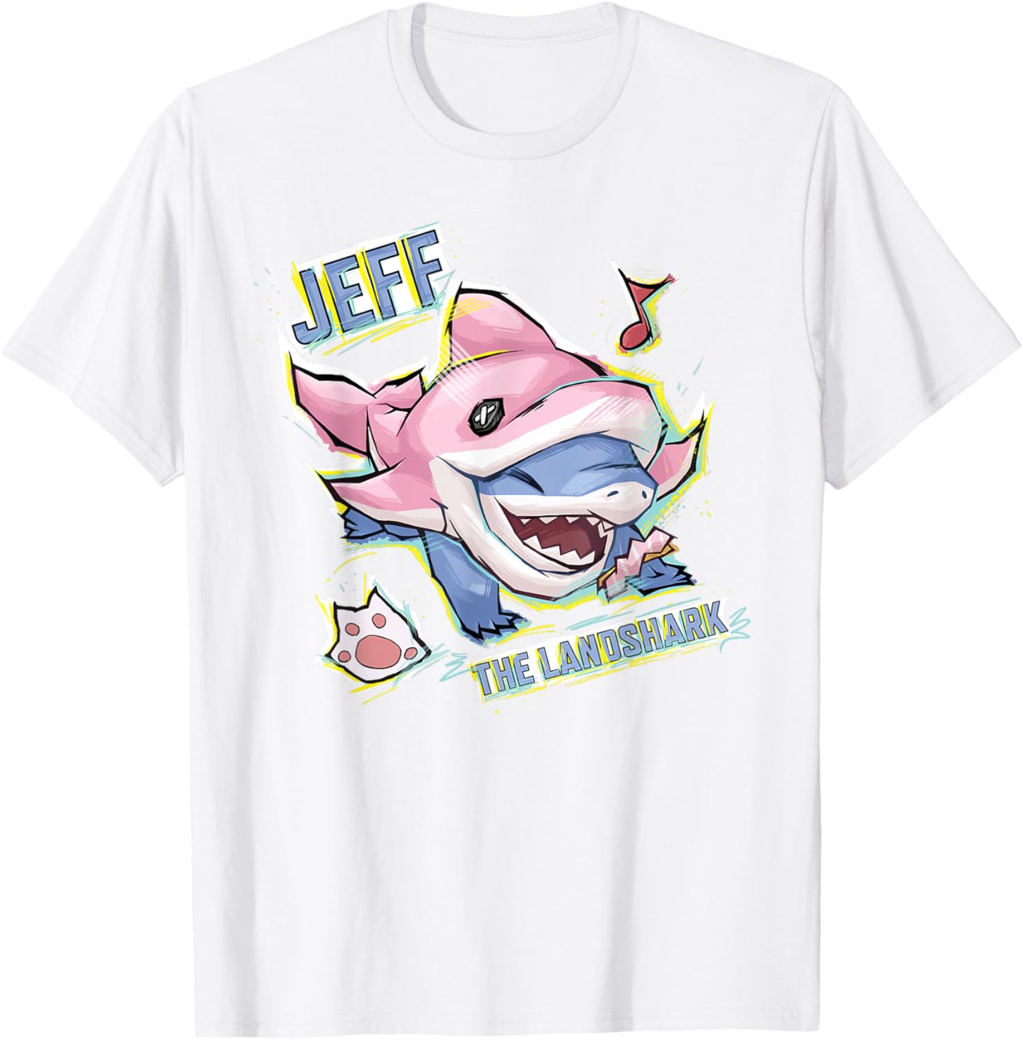 Marvel Rivals PVP Jeff the Land Shark Dolphin Skin T-Shirt for Fans - 5