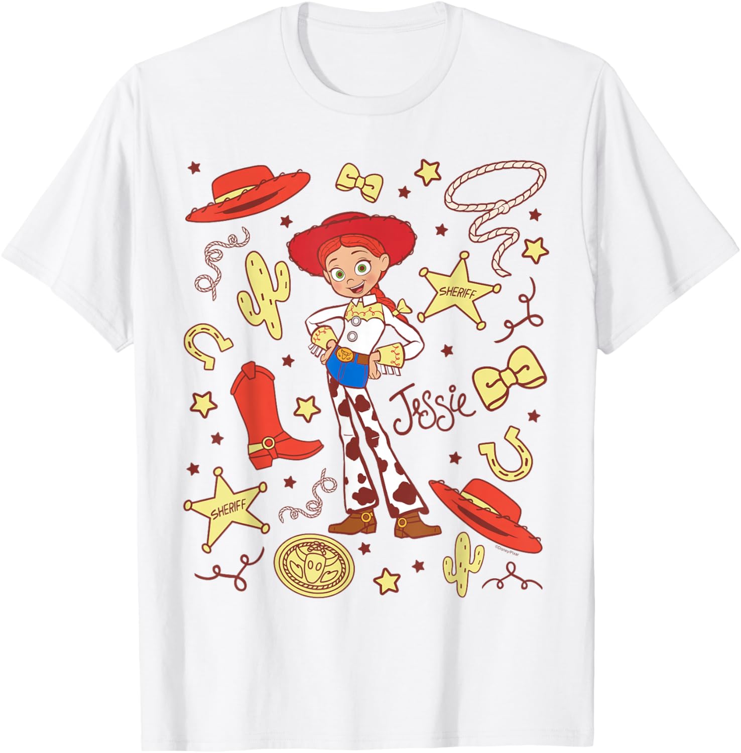 Toy Story Jessie Cowgirl Western Spirit T-Shirt for Kids and Adults - 16
