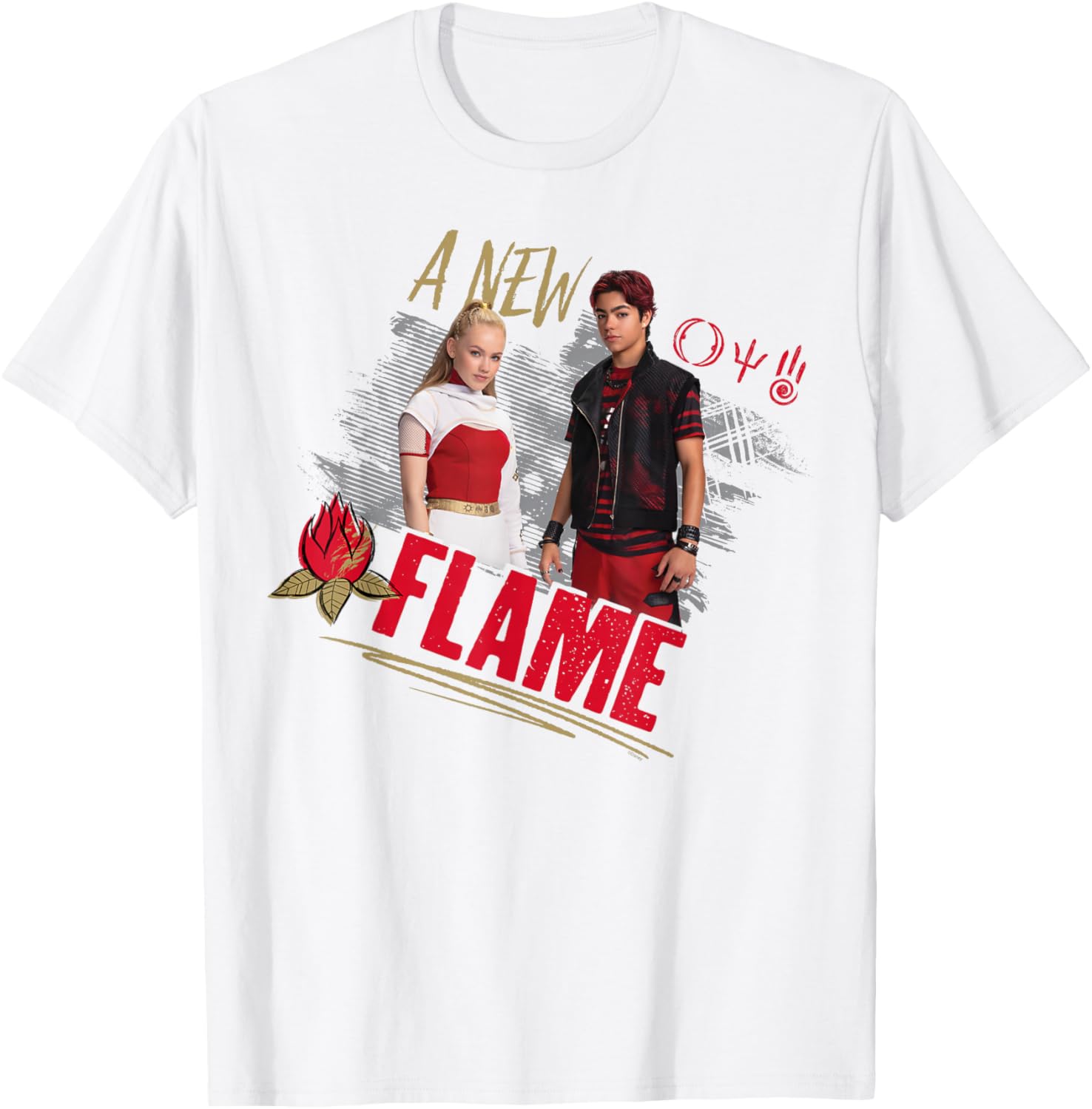 Disney Zombies 4 Nova and Victor A New Flame T-Shirt for Fans - 12