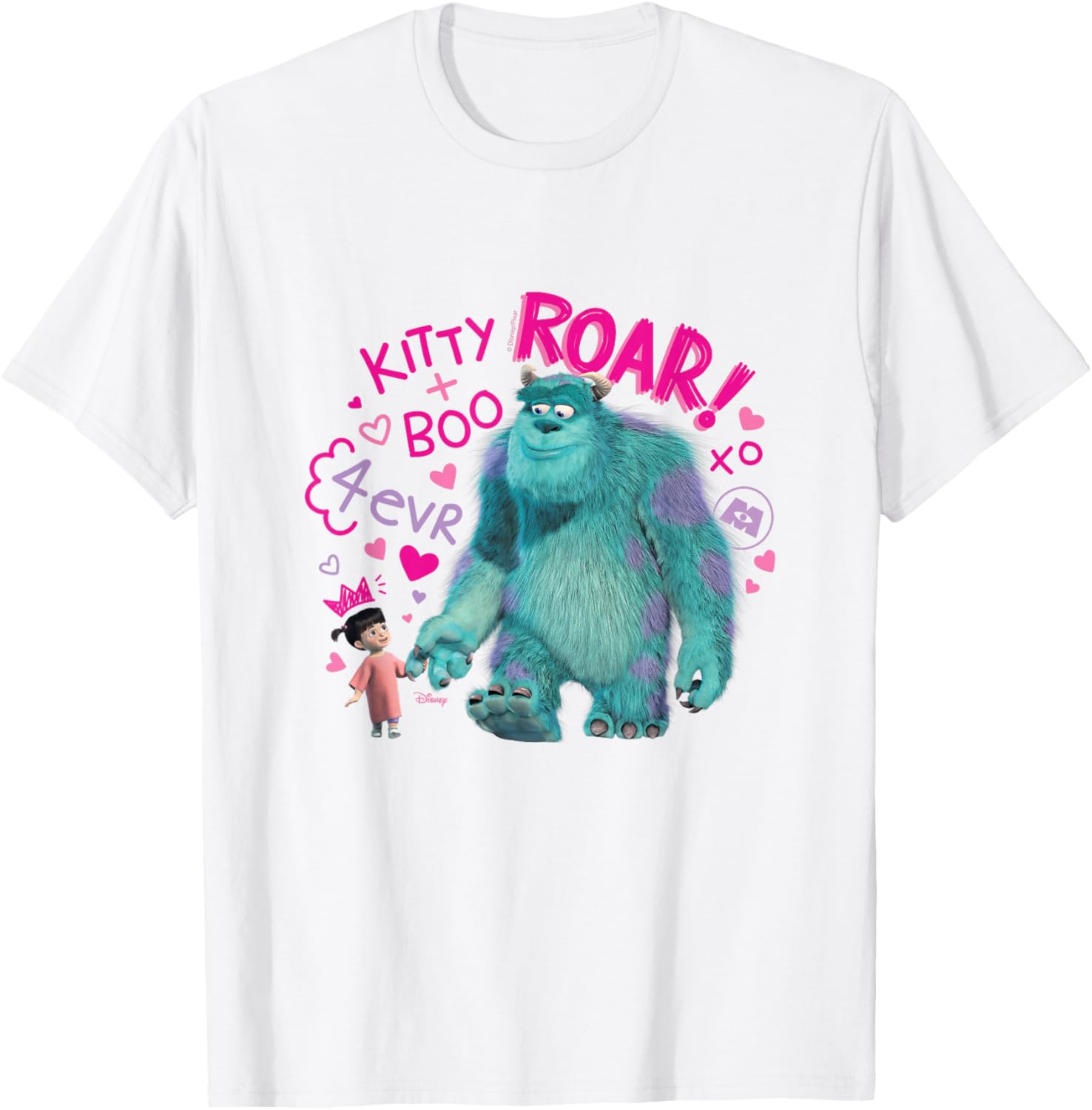 Monsters Inc Kitty and Boo Forever T-Shirt for Kids and Adults - 13