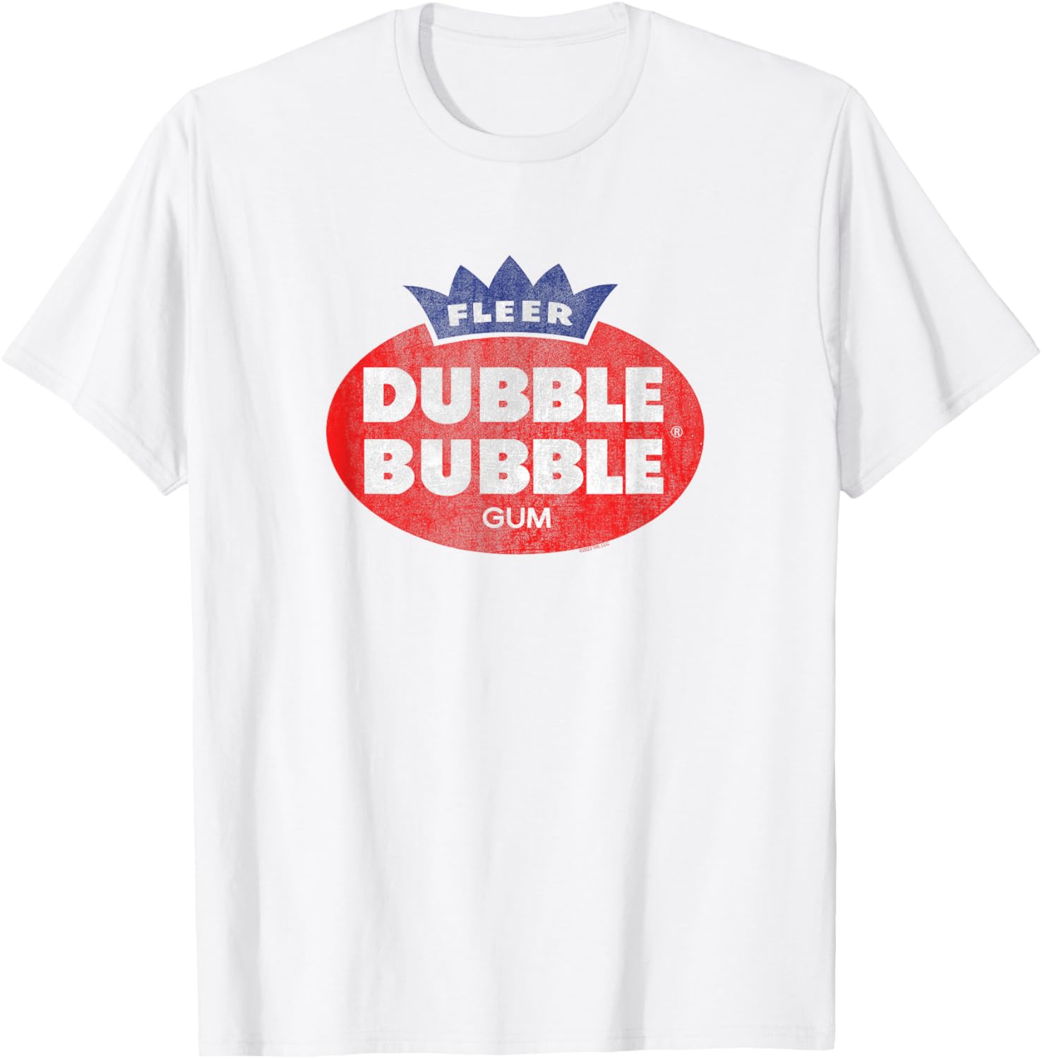 Dubble Bubble Classic Oval Logo Bubblegum Candy T-Shirt for Fun Style - 6