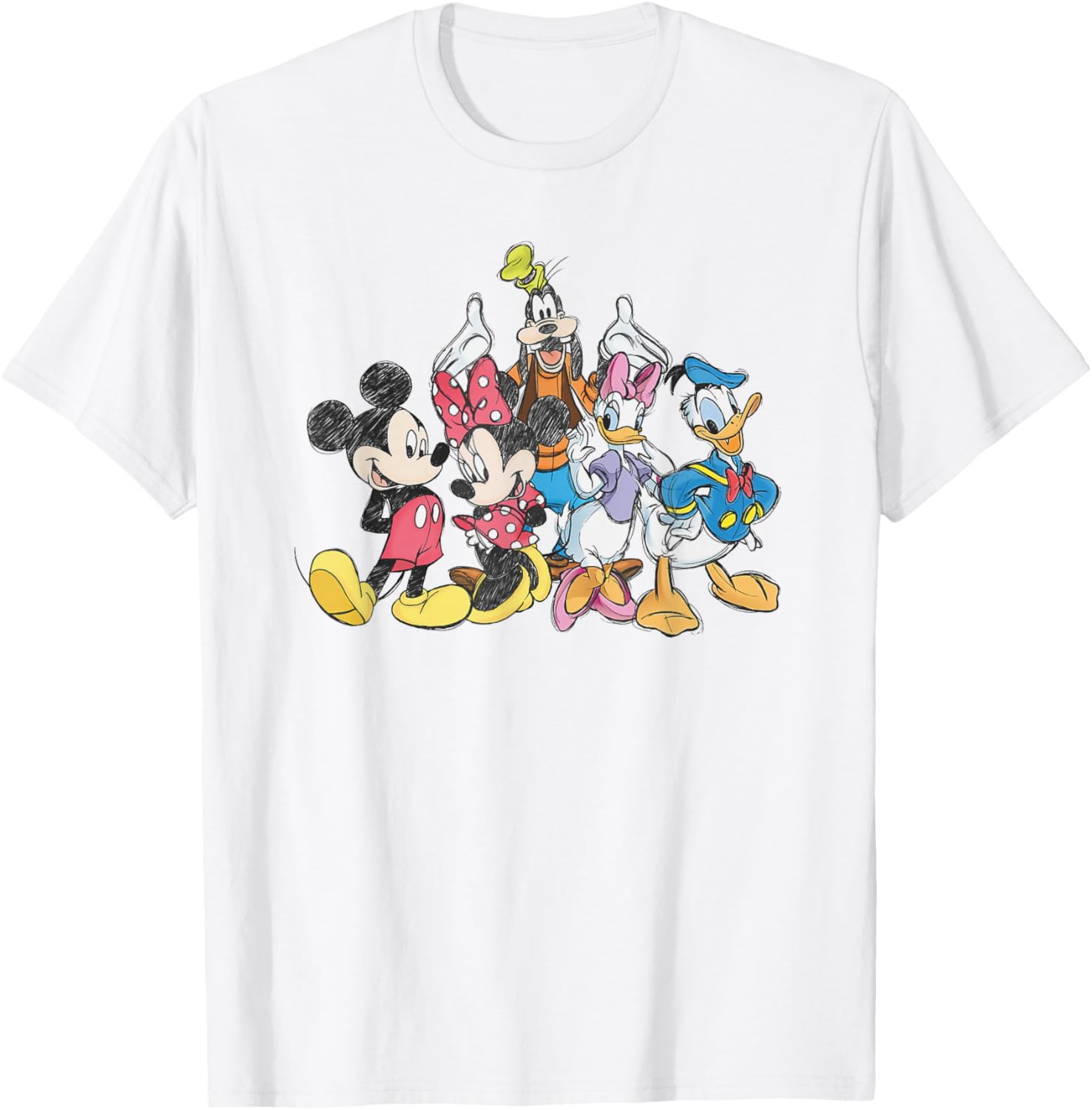 Mickey Mouse and Friends Short Sleeve T-Shirt for Kids and Adults - 8