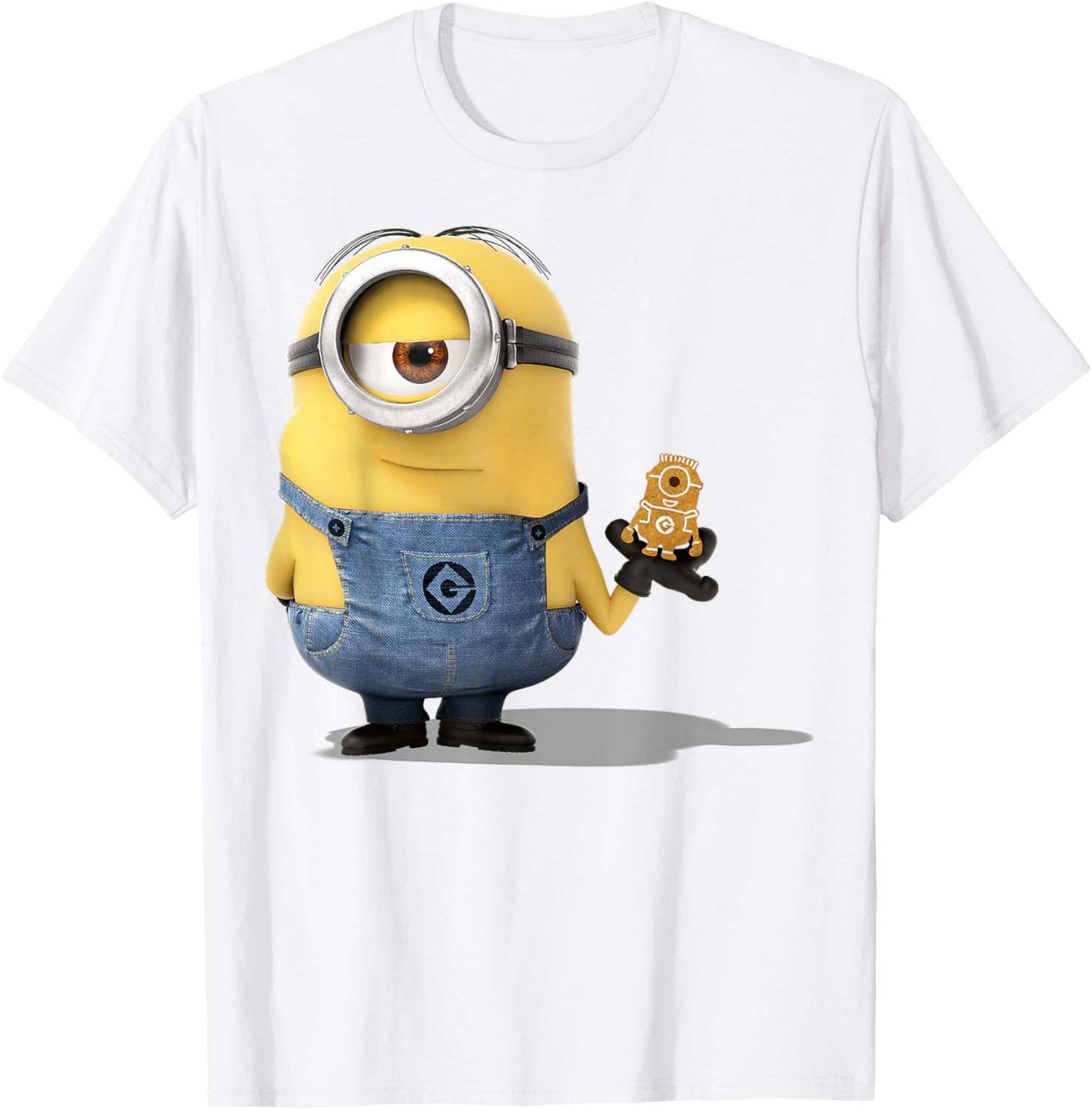 Despicable Me Minions Gingerbread Portrait T-Shirt Fun Holiday Gear - 6