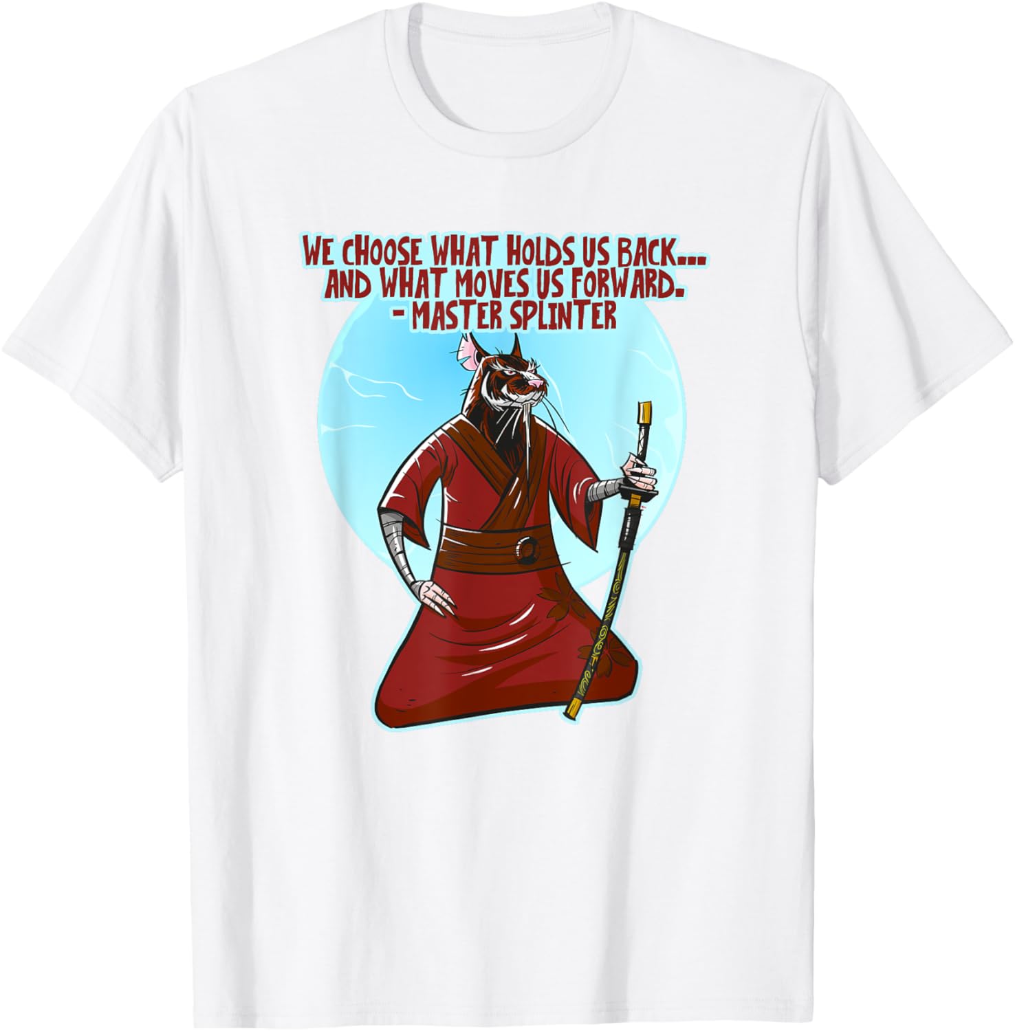 Mademark Teenage Mutant Ninja Turtles Master Splinter Wisdom T-Shirt - 13