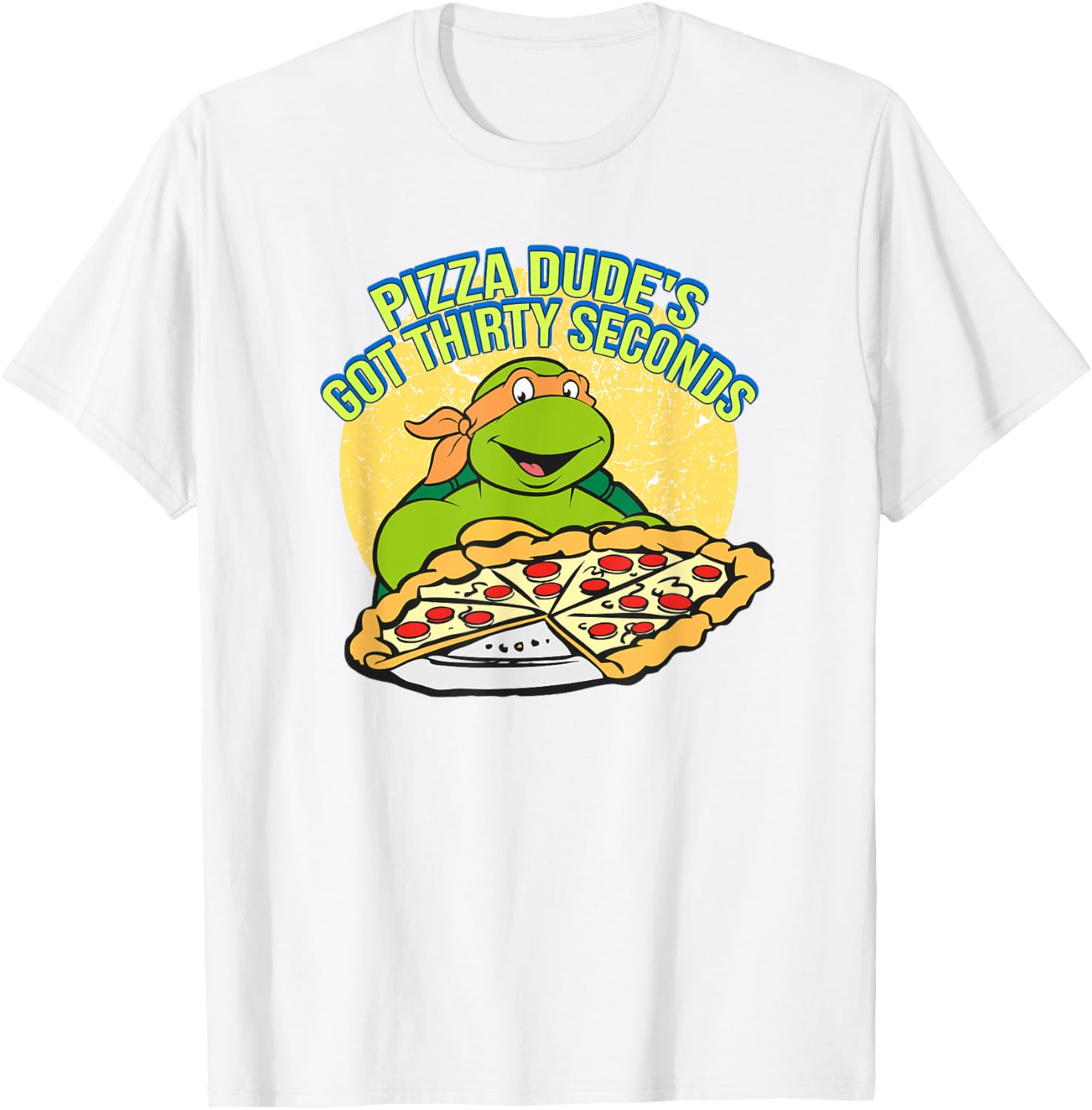 Mademark Teenage Mutant Ninja Turtles Michelangelo Pizza Dude T-Shirt - 2