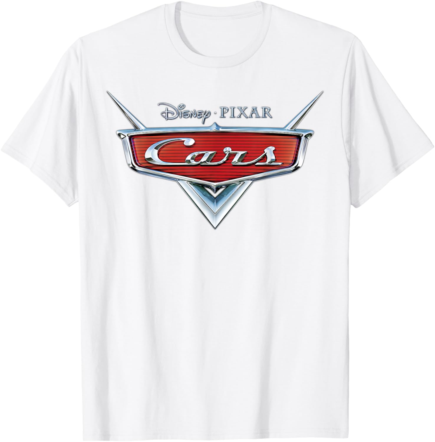 Disney Pixar Cars Grill Badge Logo T-Shirt for Kids and Adults - 4