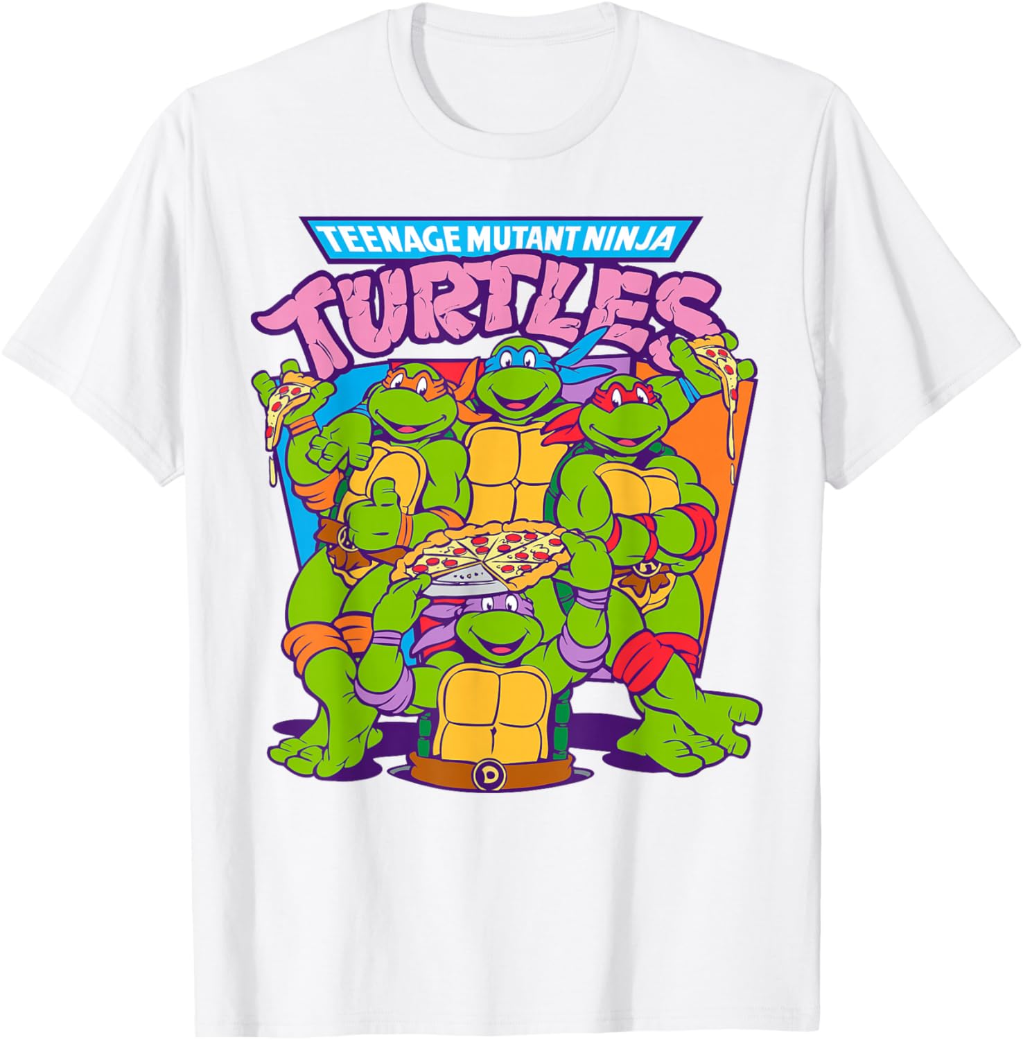 Teenage Mutant Ninja Turtles Pizza and Smiles T-Shirt for Kids - 3