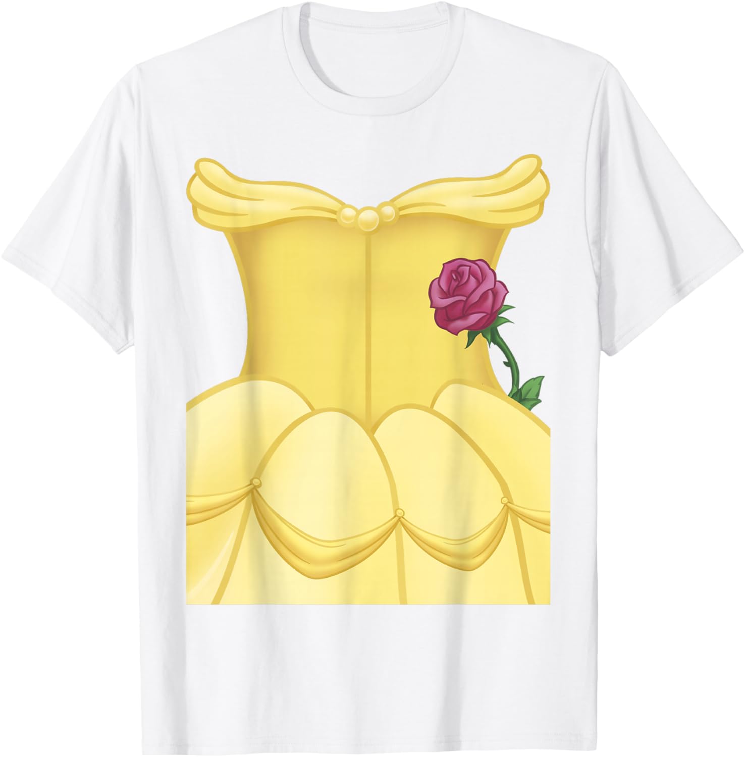 Disney Beauty and the Beast Belle Halloween Dress Costume T-Shirt for Kids - 6