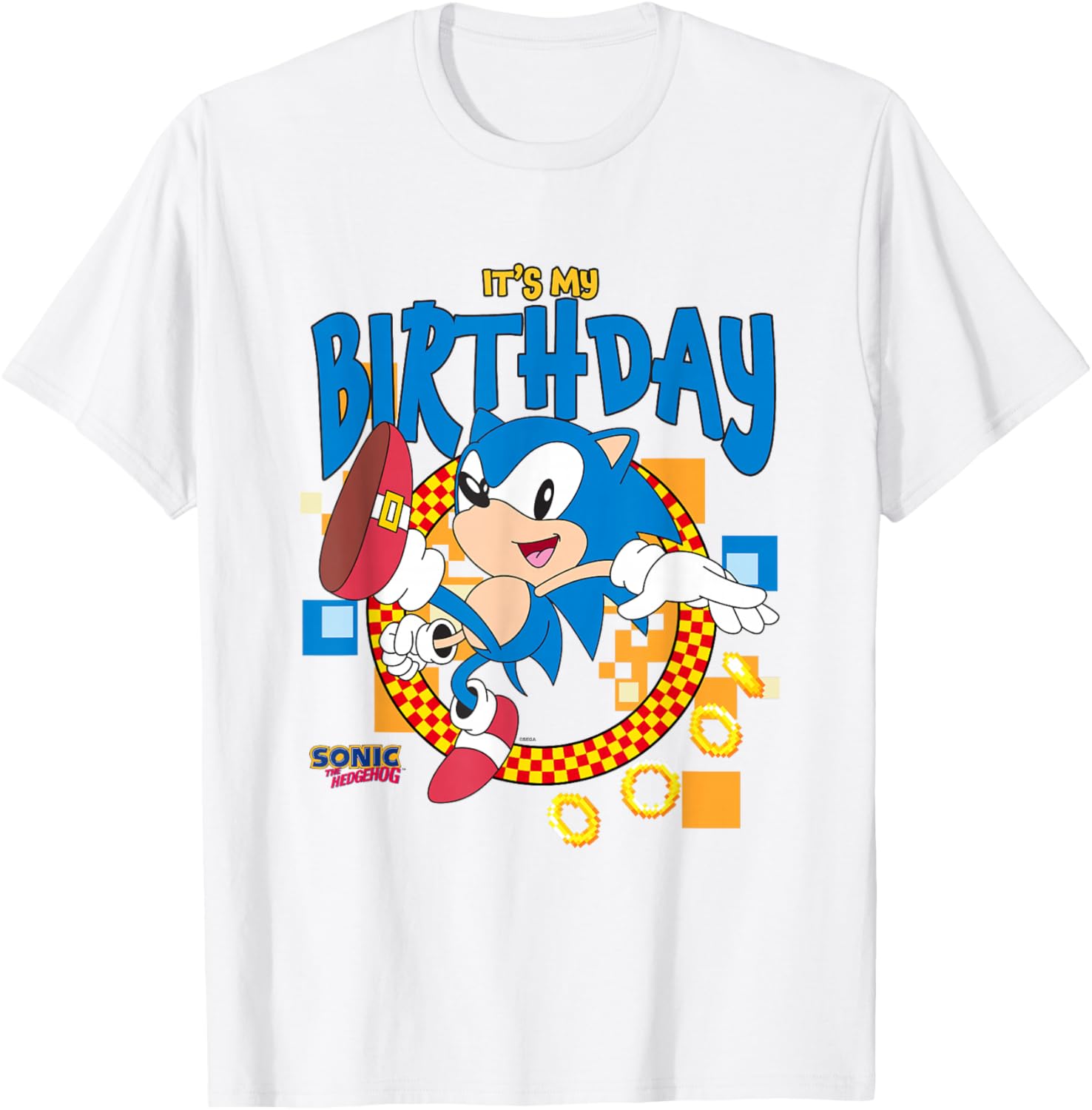 Sonic The Hedgehog Birthday T-Shirt for Fun Celebrations and Parties - 8
