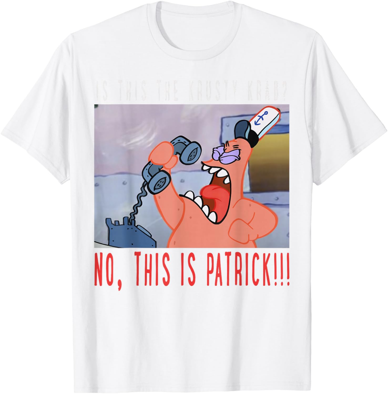 SpongeBob SquarePants No This Is Patrick T-Shirt for Fans and Collectors - 6