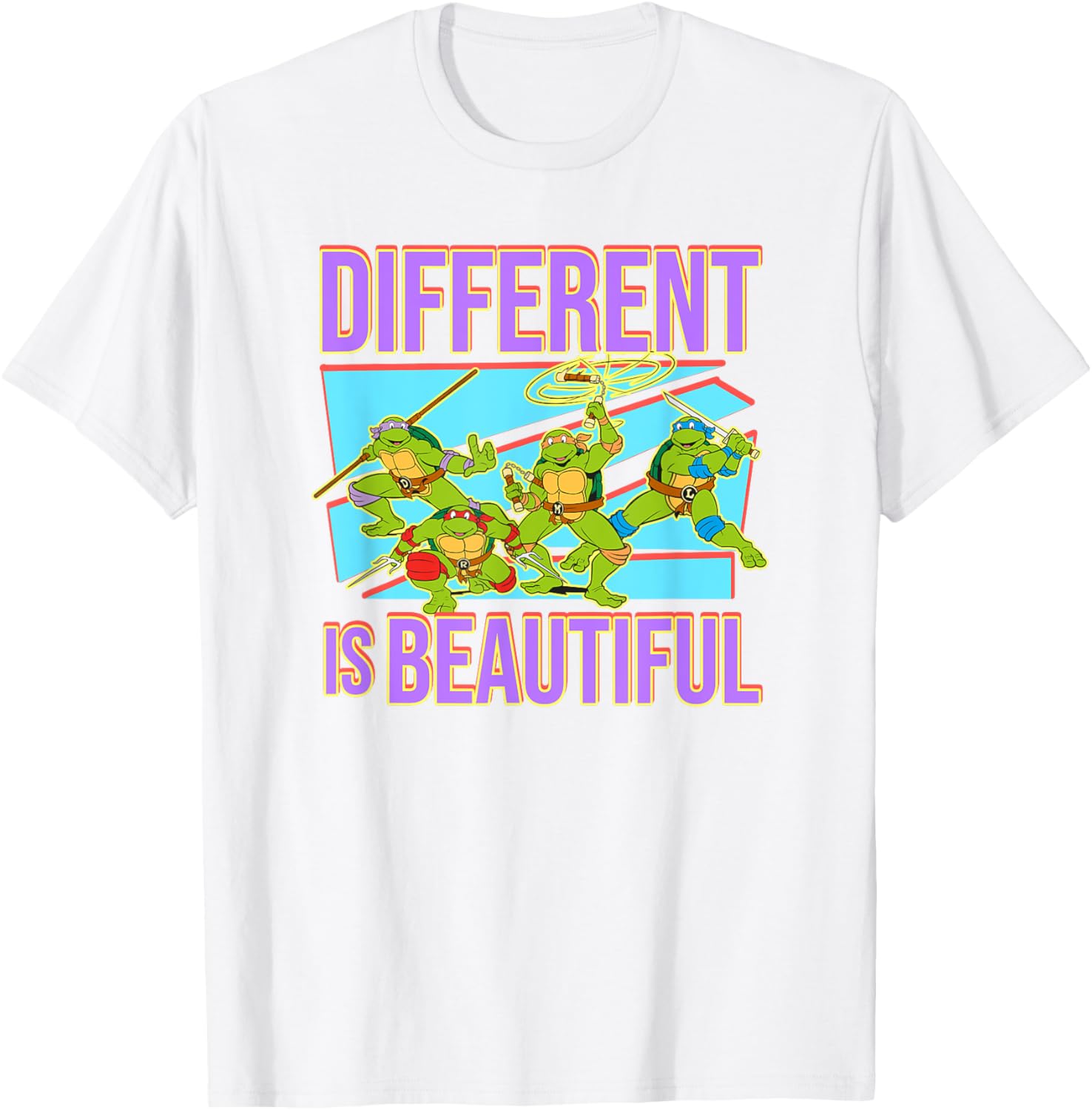 Mademark Teenage Mutant Ninja Turtles Different is Beautiful T-Shirt - 3