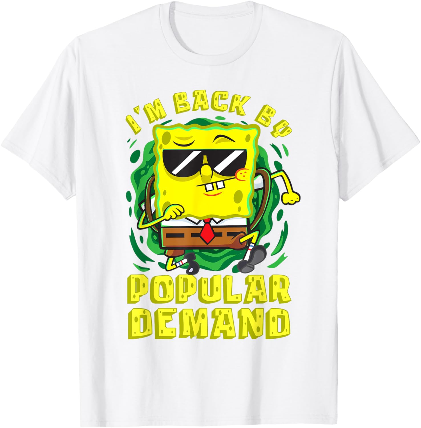 Mademark SpongeBob Im Back T-Shirt for School Fun Trending Apparel - 18