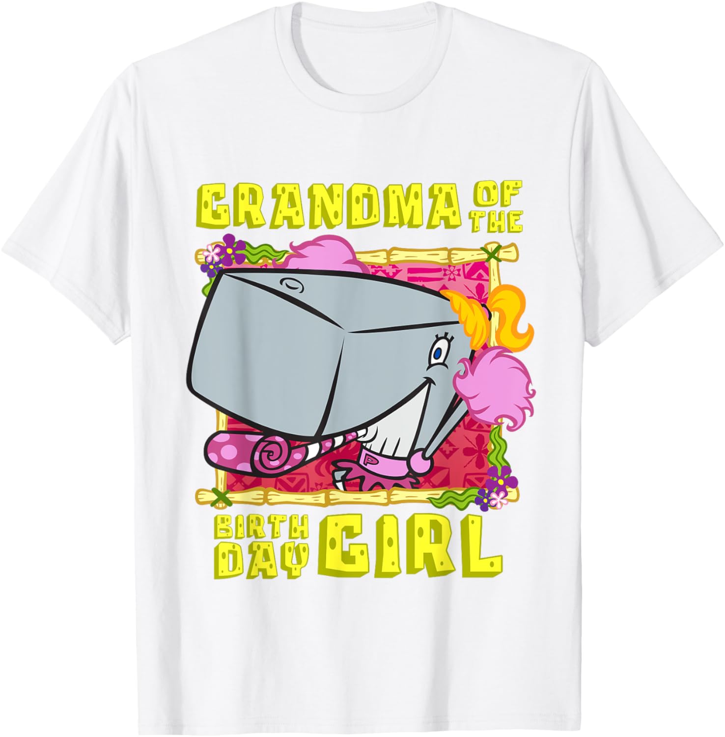 SpongeBob Pearl Grandma T-Shirt for Birthday Girls - Fun Grandmother Gift - 15