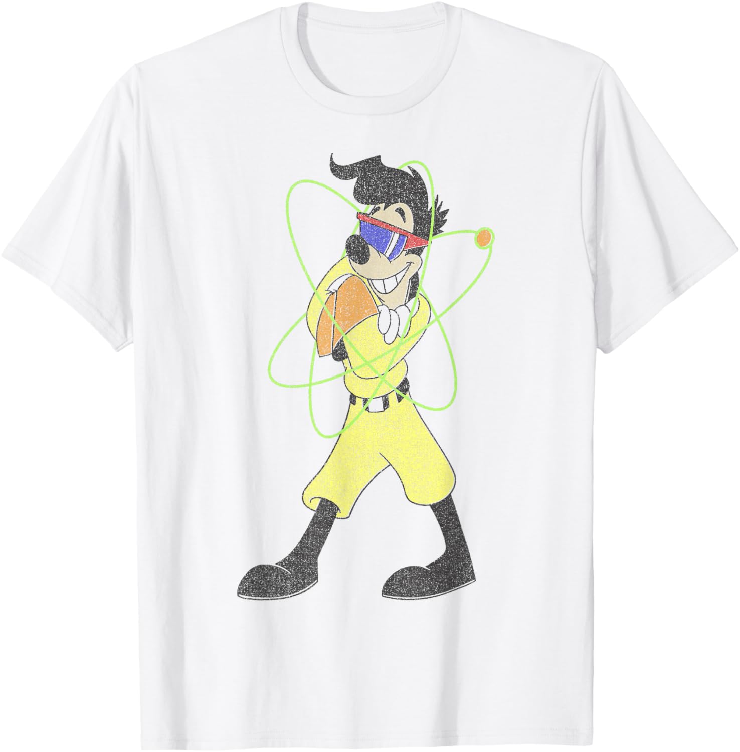 Disney A Goofy Movie Powerline Portrait T-Shirt for Fans of Fun Fashion - 1