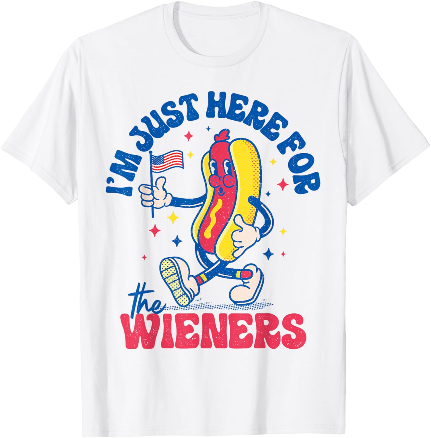 Funny Hot Dog Wieners T-Shirt for 4th of July - Men, Women, Kids - 9
