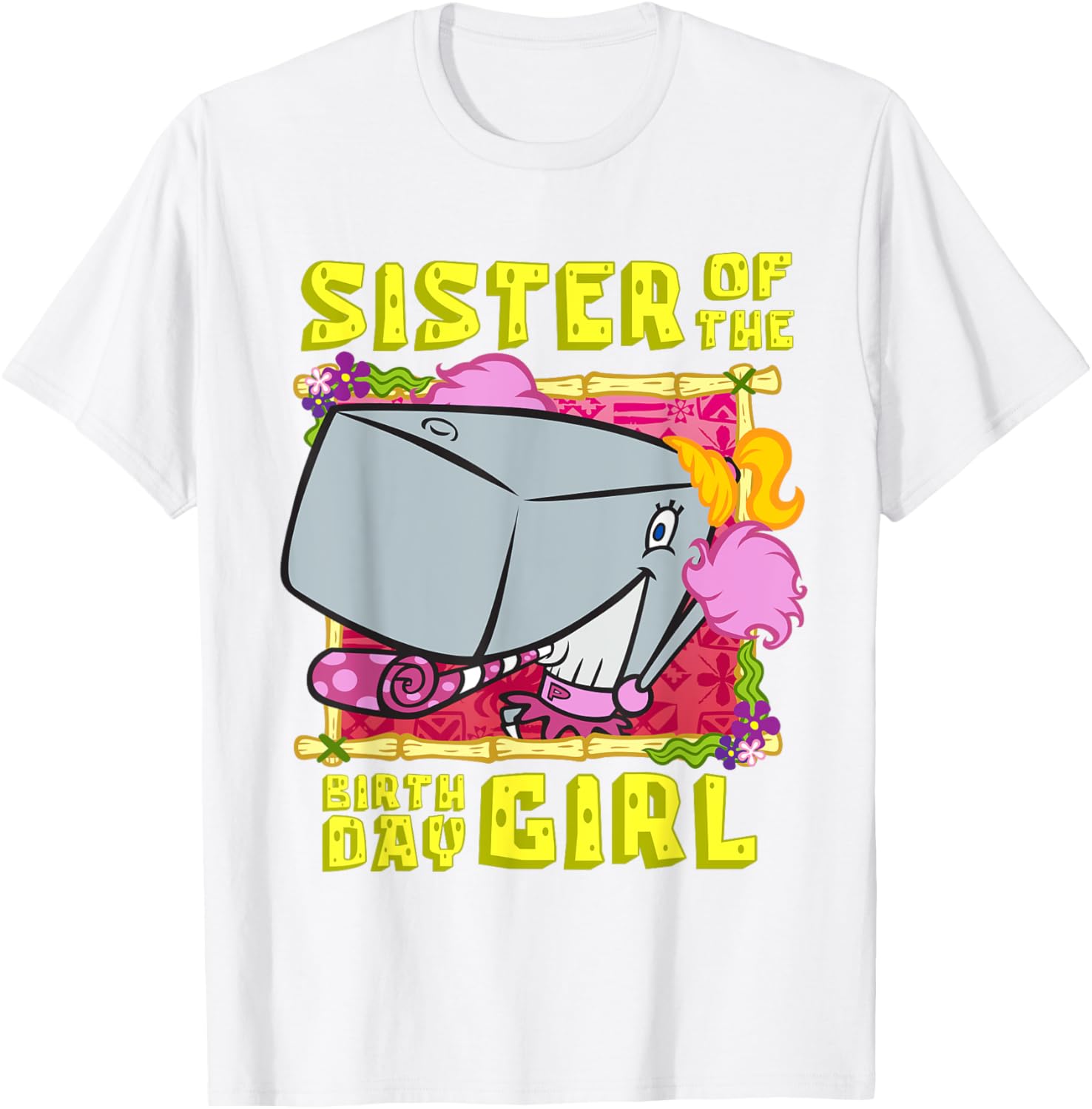 Mademark SpongeBob Pearl Sister Birthday Gift T-Shirt for Girls - 16