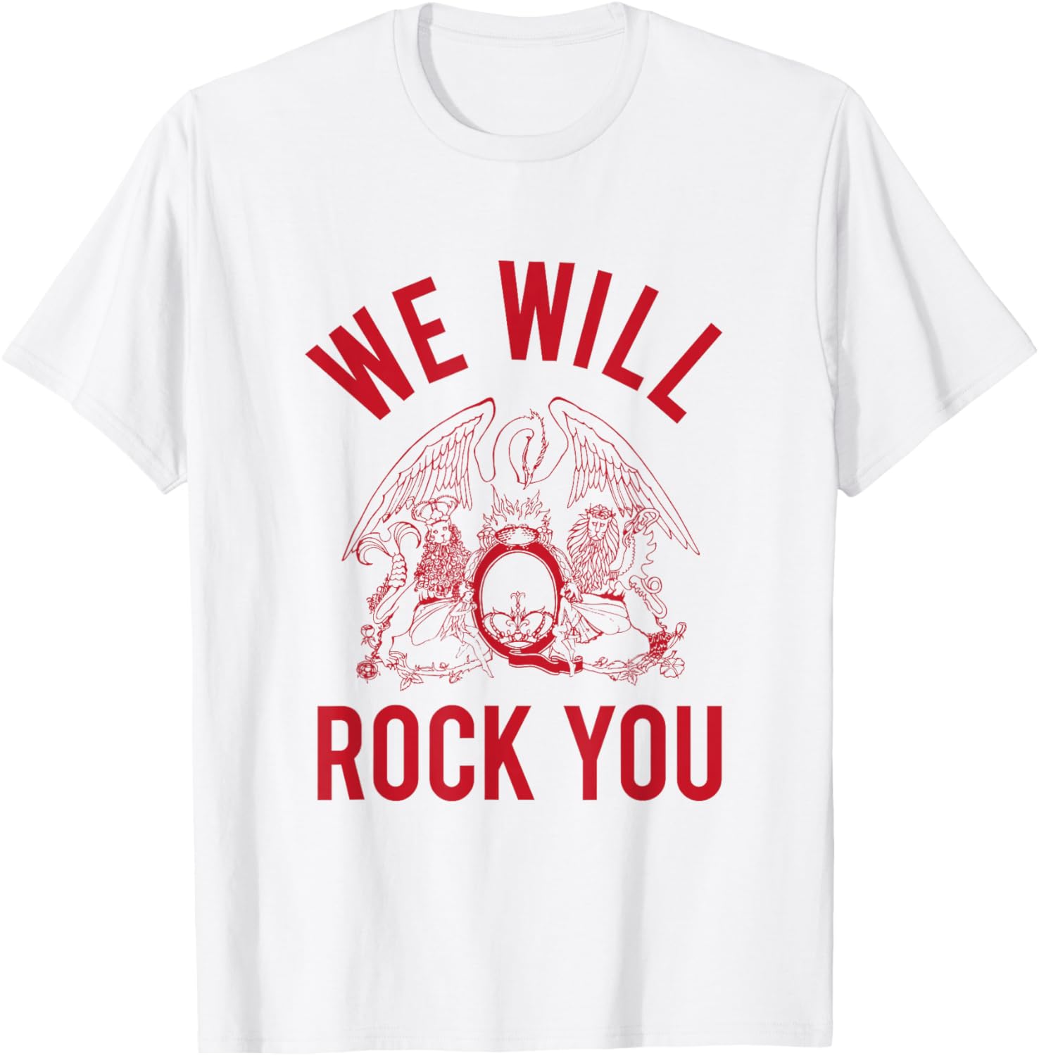 Queen Red Letters Rock You T-Shirt Stylish Casual Wear for Everyone - 10