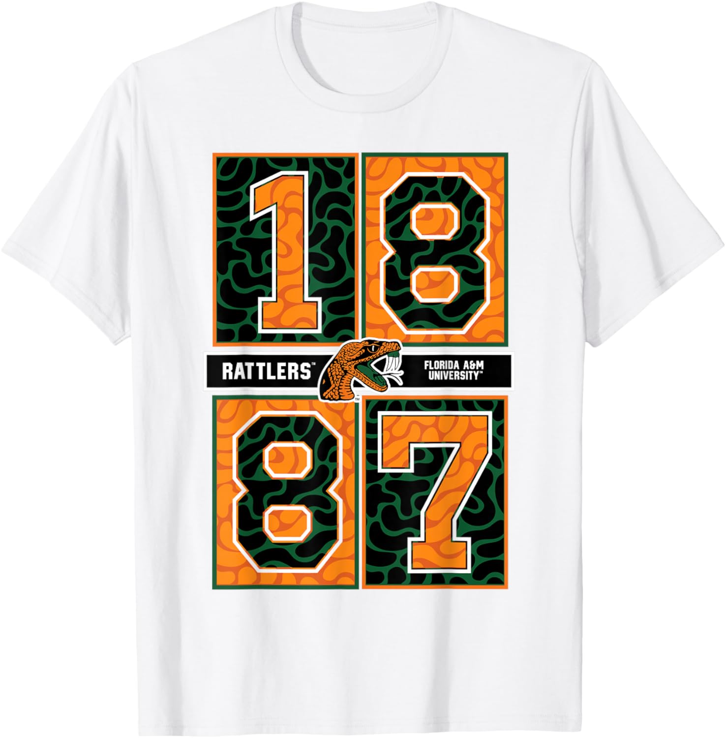 Florida A&M University Rattlers Concrete Date HBCU T-Shirt for Fans - 4