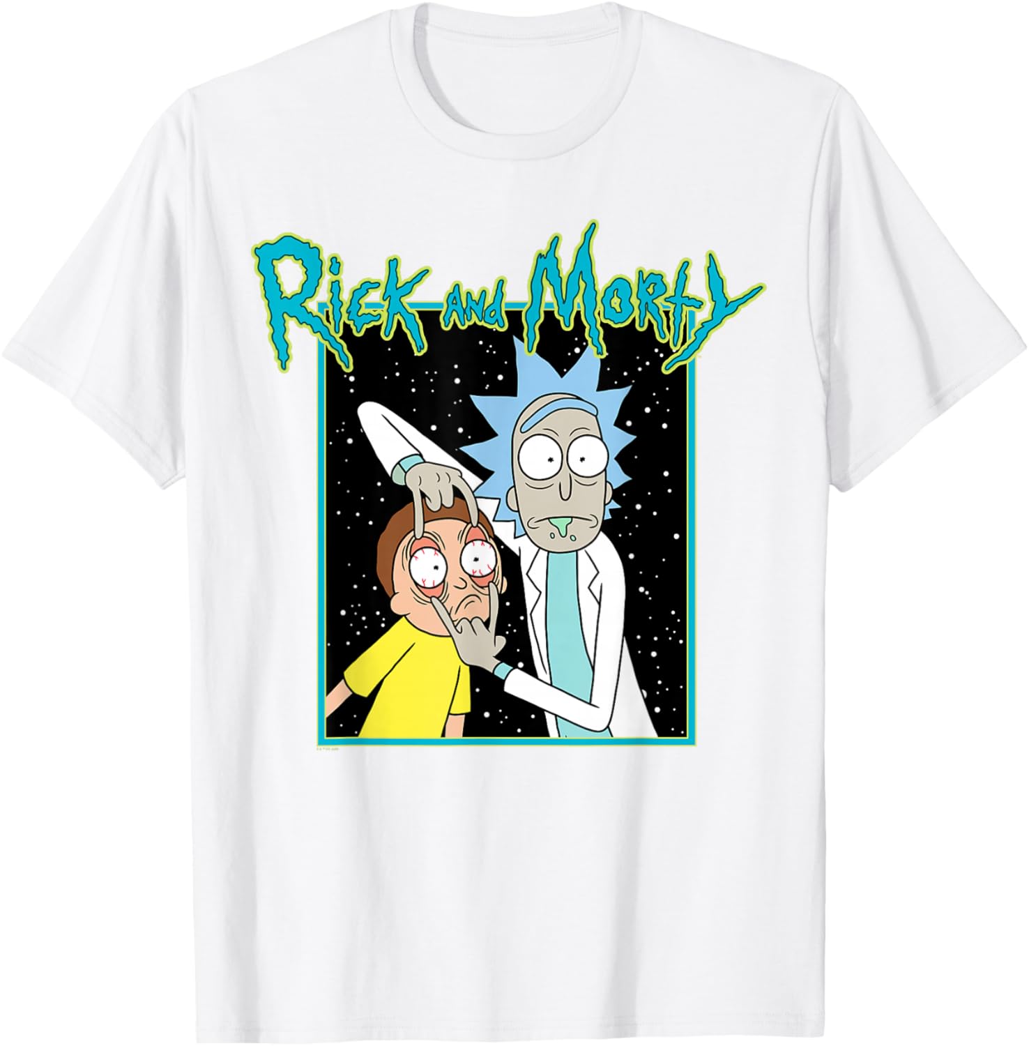 Rick and Morty Space Look Morty T-Shirt for Trendy Cartoon Style - 13