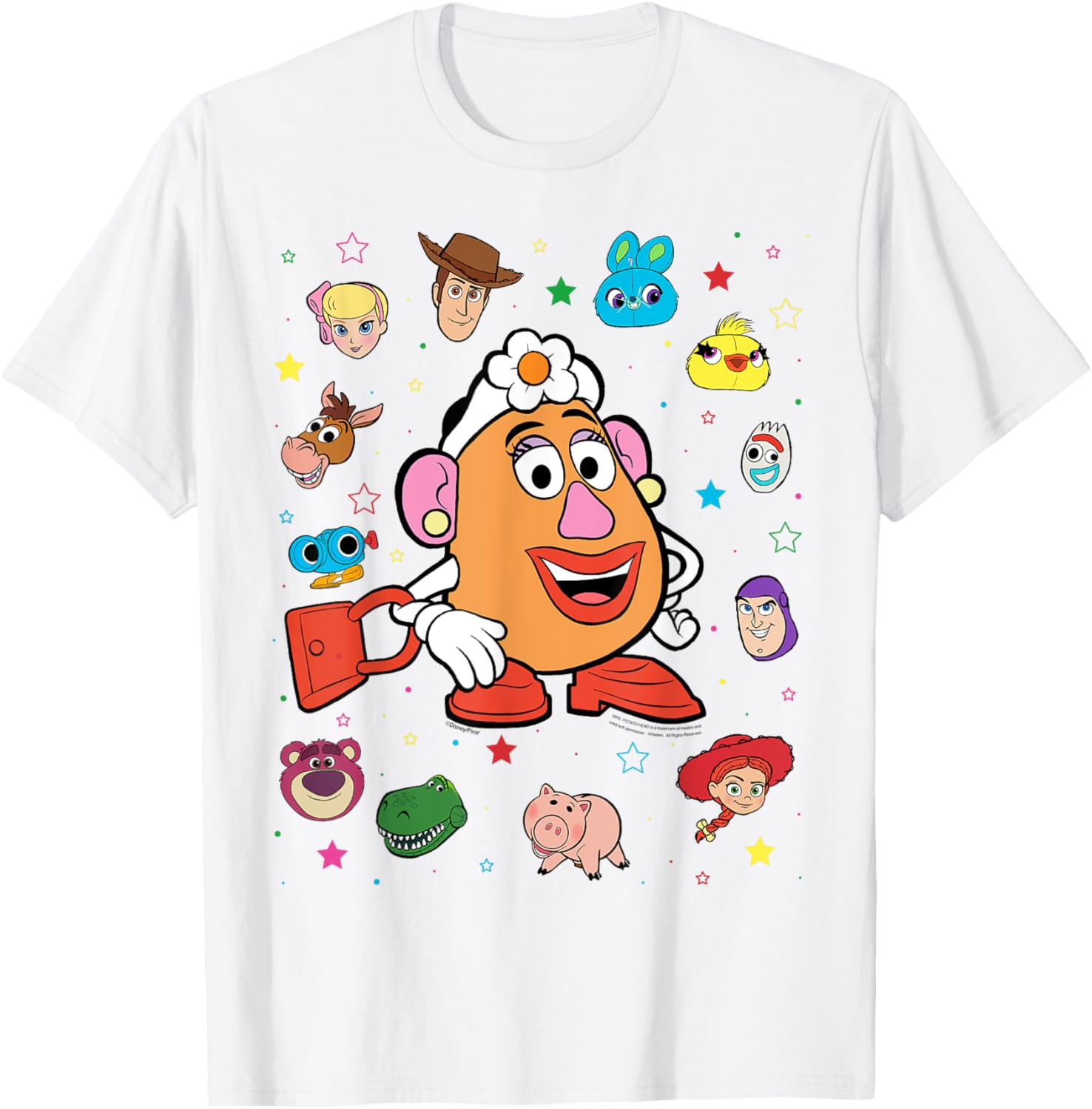 Fun Toy Story Mrs. Potato Head Costume T-Shirt for Kids and Adults - 6