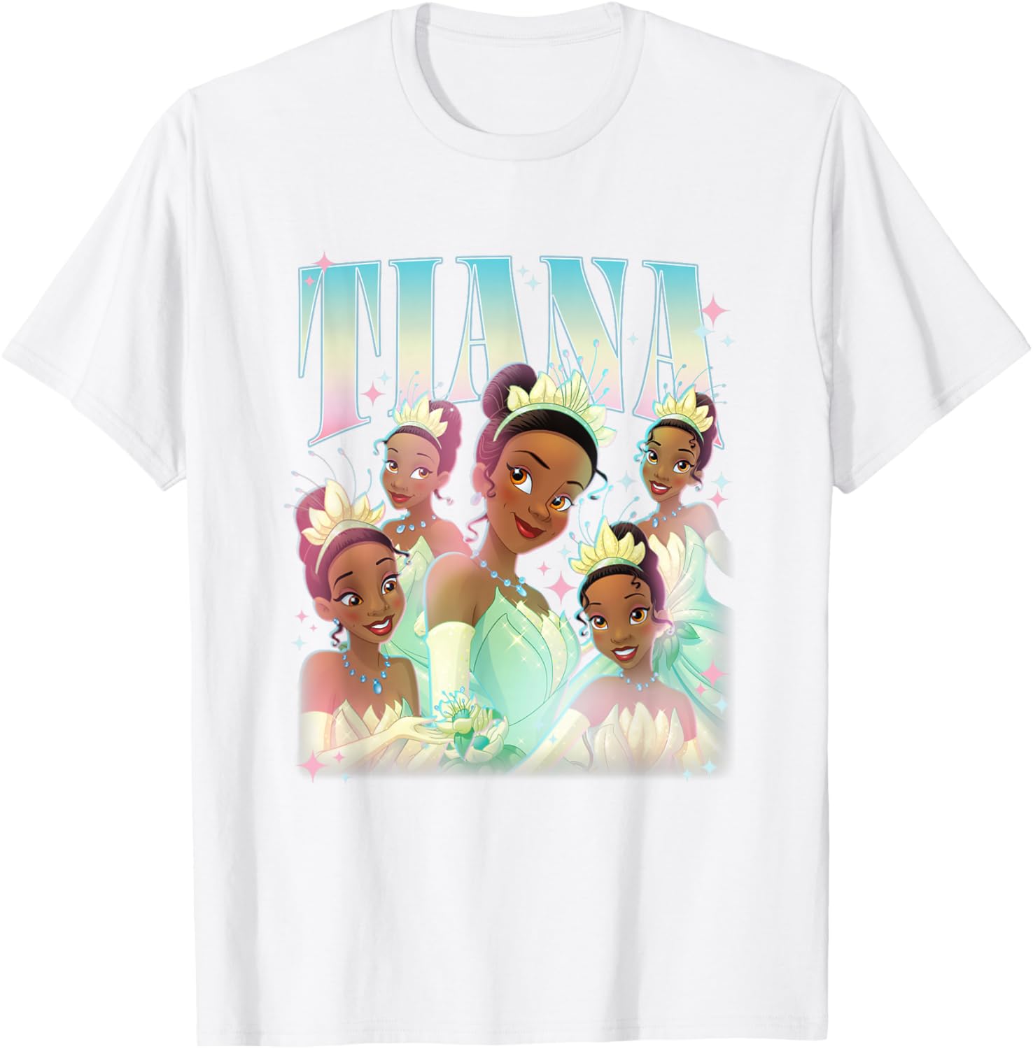 Disney Princess Tiana Portrait T-Shirt for Fans of The Princess and The Frog - 7
