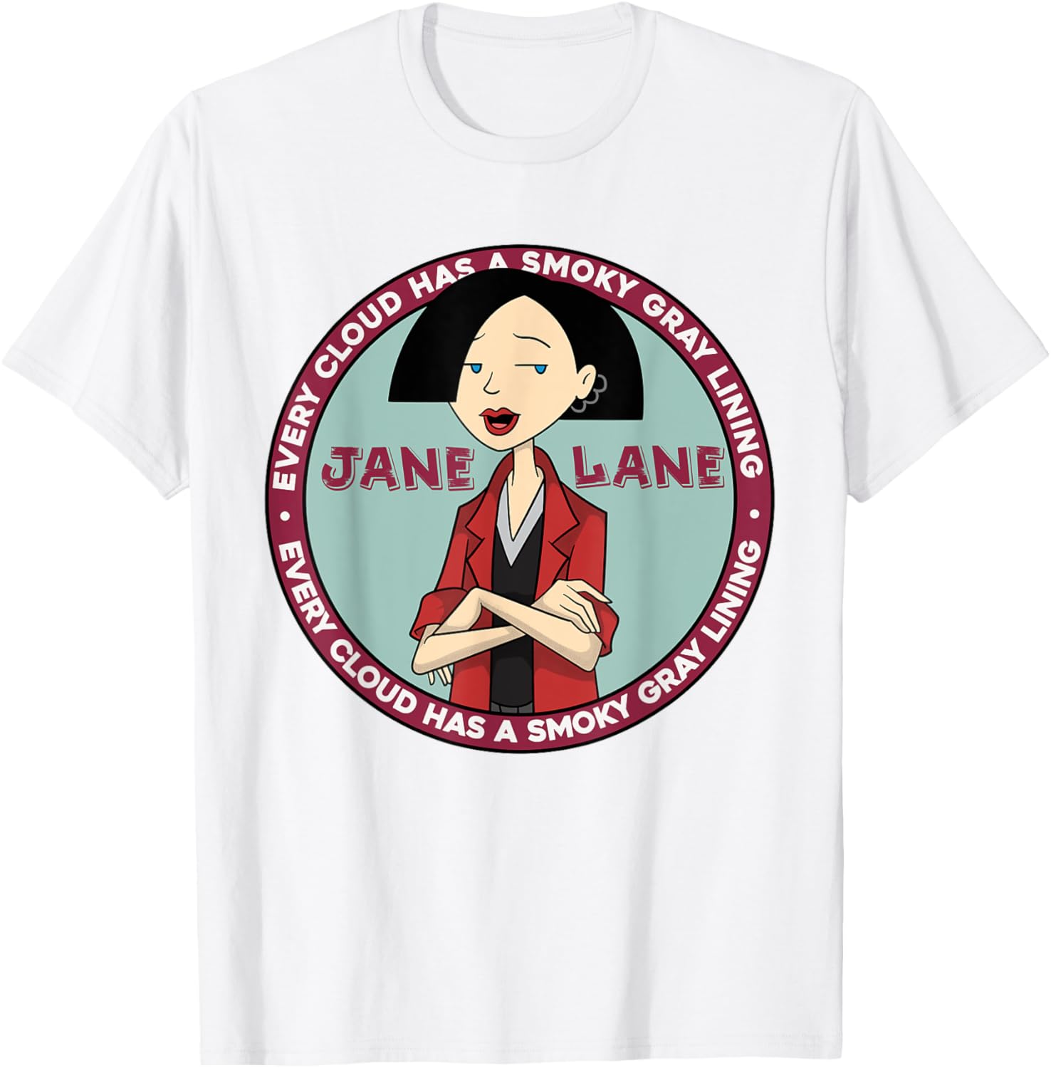 Mademark x Daria Jane Lane Smoky Gray T-Shirt Stylish Apparel for All - 4