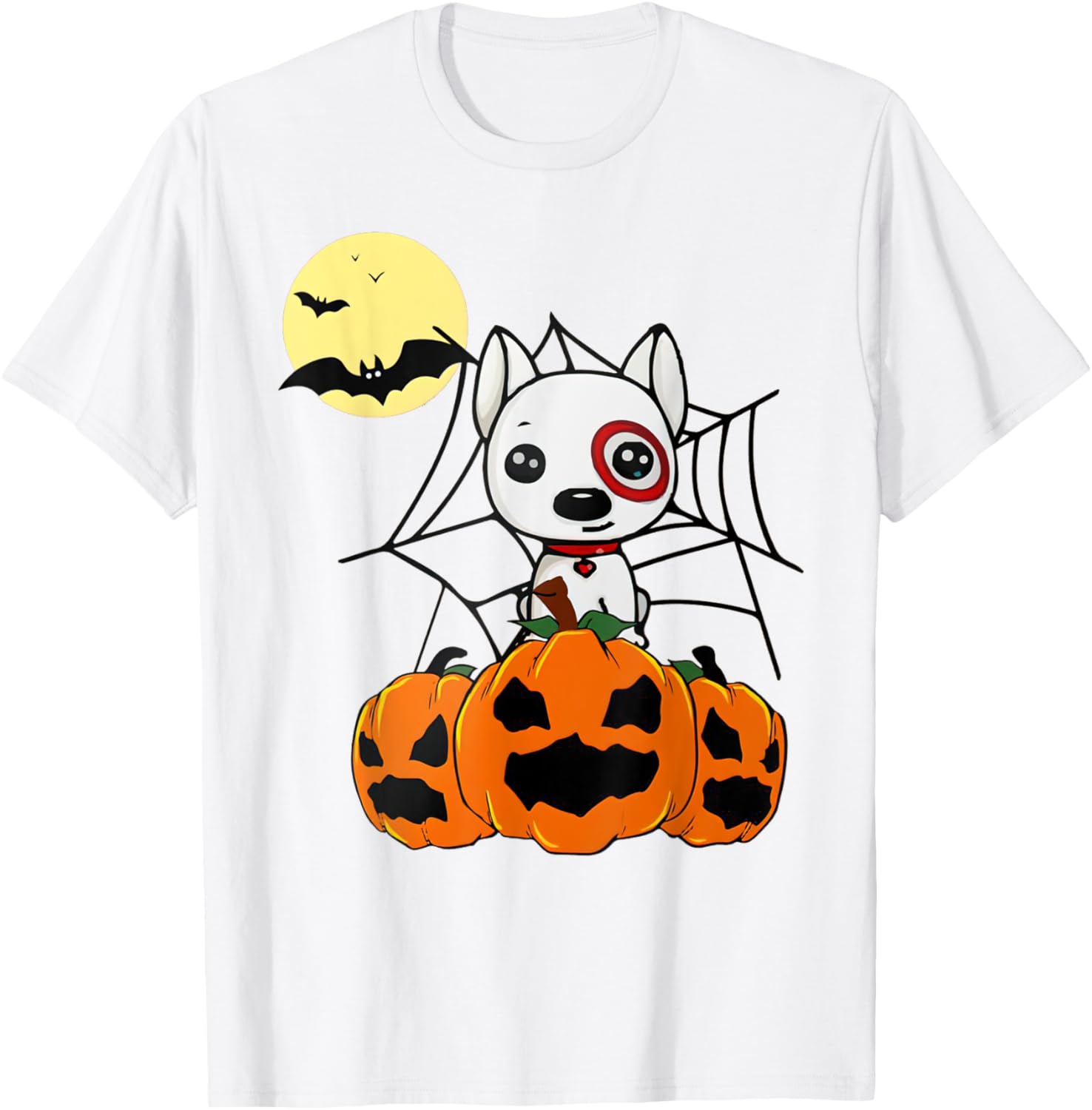 Halloween Bullseye Target Team Member Sticker T-Shirt for Fun Festivities - 6