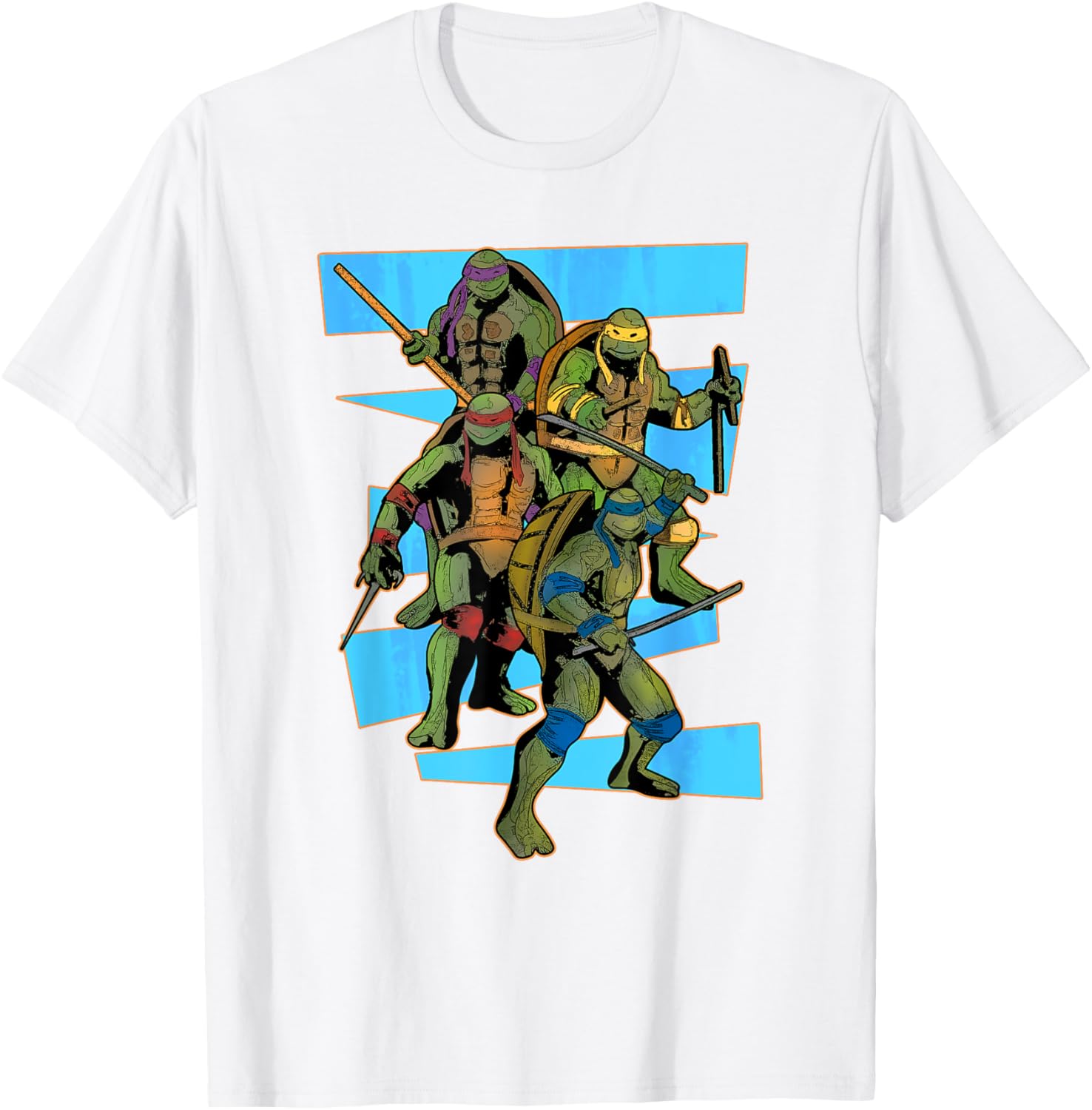 Mademark TMNT T-Shirt Featuring Donatello, Michelangelo, Raphael, Leonardo - 4