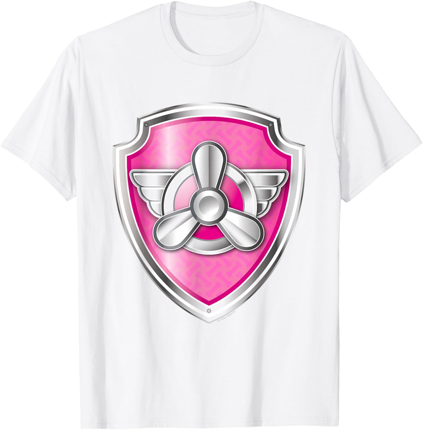 PAW Patrol Skye Badge T-Shirt for Kids - Fun and Colorful Design - 4