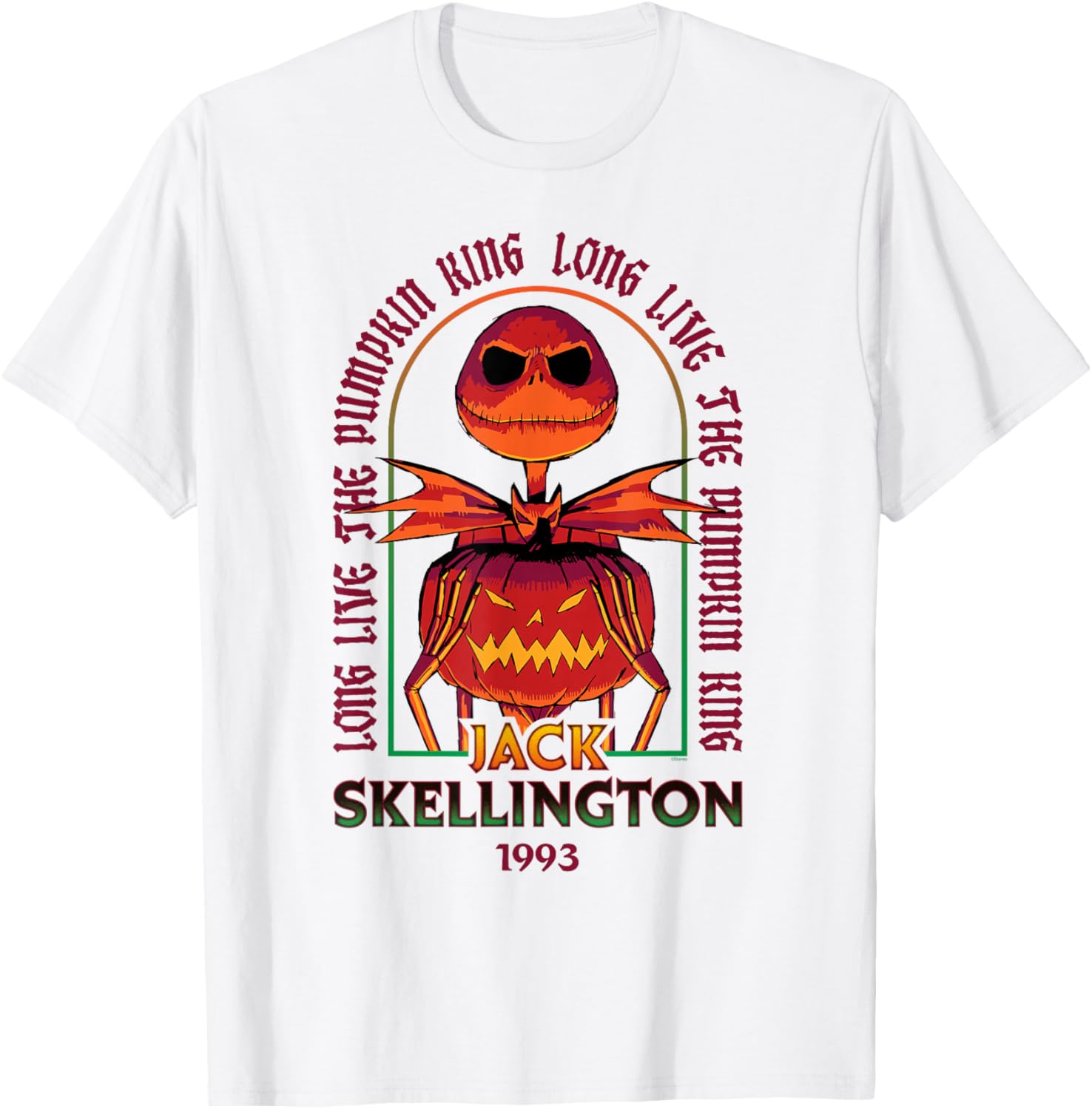 Disney Nightmare Before Christmas Jack T-Shirt 1993 for Fans and Collectors - 6