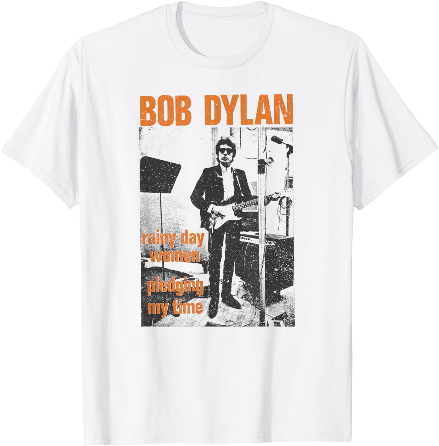 Bob Dylan Rainy Day T-Shirt for Music Lovers - Stylish and Comfortable Apparel - 1