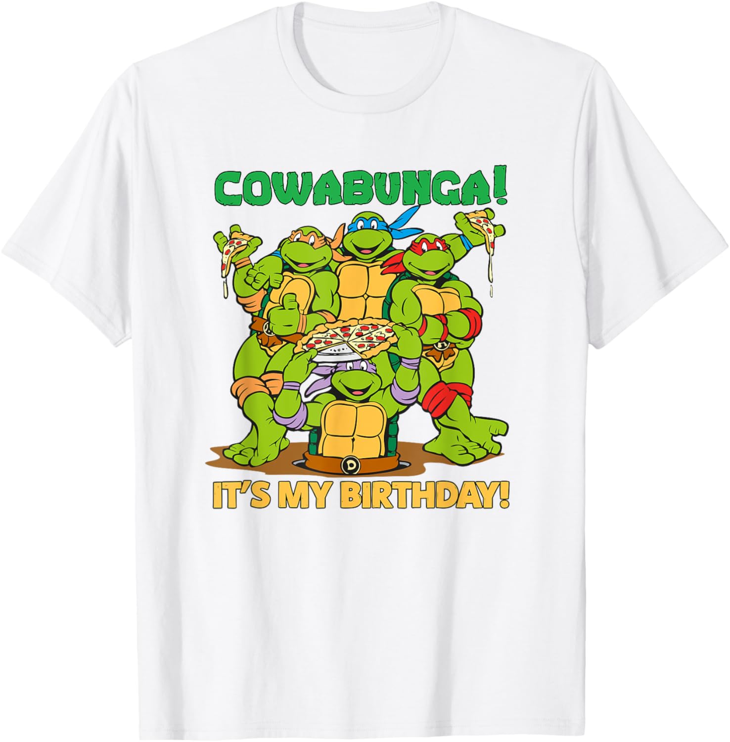 Mademark Teenage Mutant Ninja Turtles Birthday T-Shirt for Kids - 13