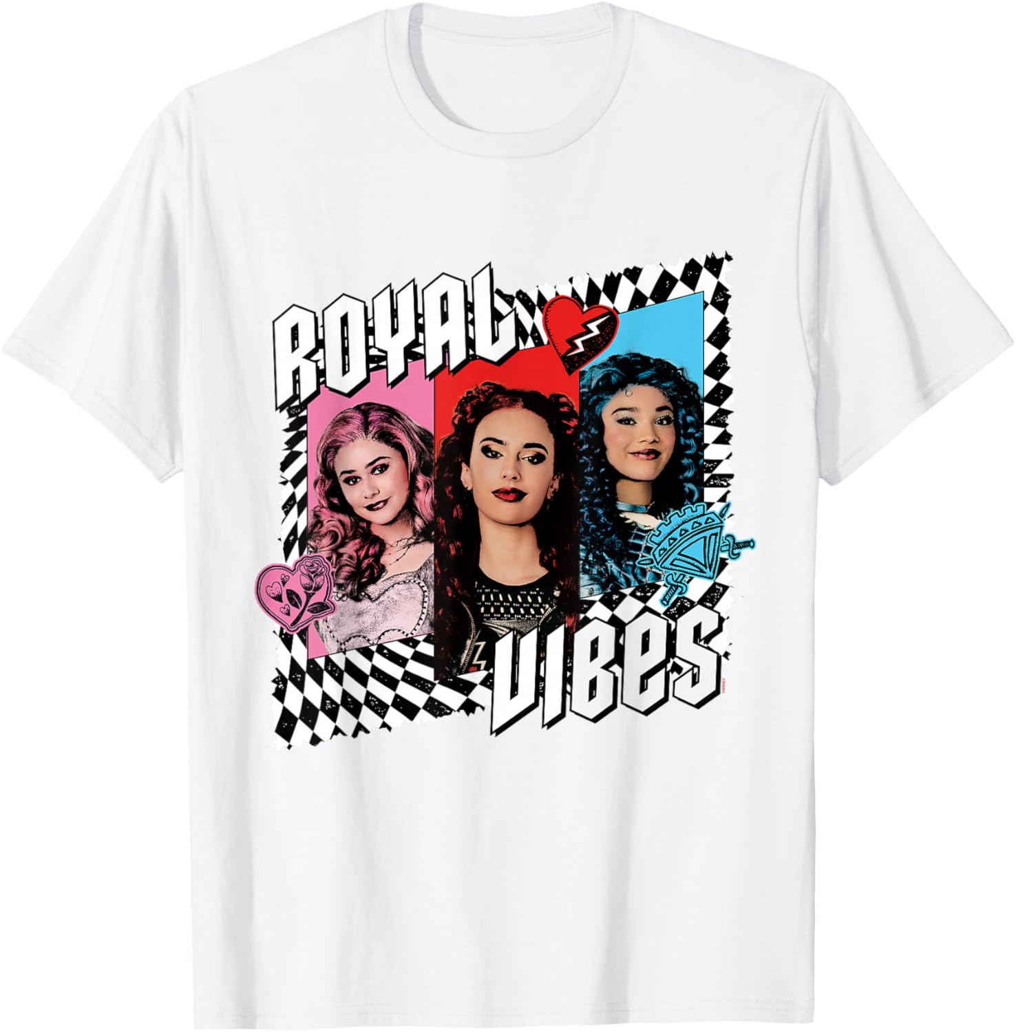 Disney Descendants 4 Trio Royal Vibes T-Shirt for Kids and Teens - 4