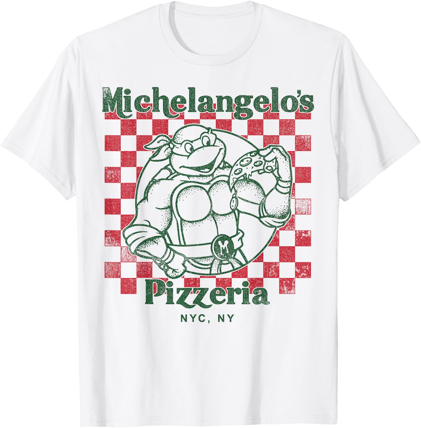 Teenage Mutant Ninja Turtles Mikey's Yummy Pizza Short Sleeve T-Shirt - 2