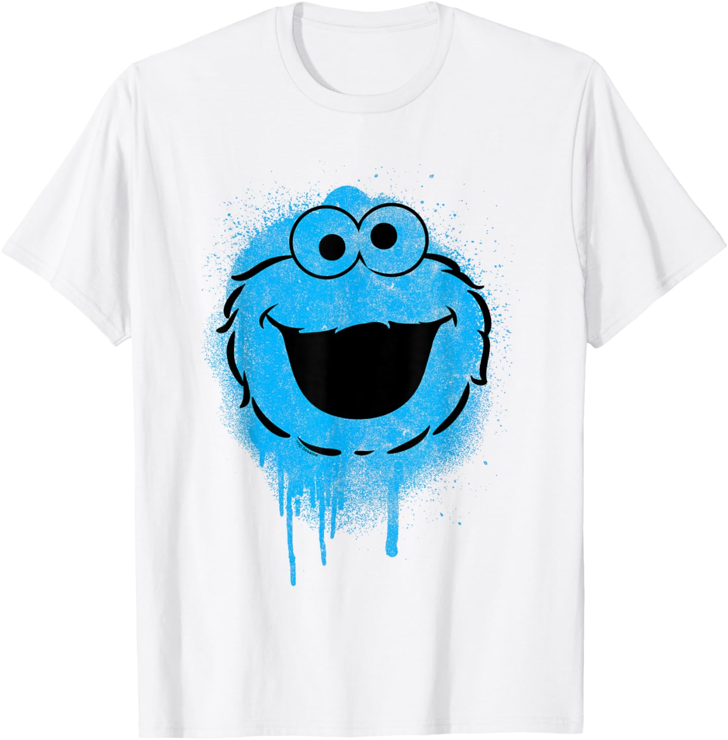 Sesame Street Cookie Monster Graffiti T-Shirt for Fun and Style - 3